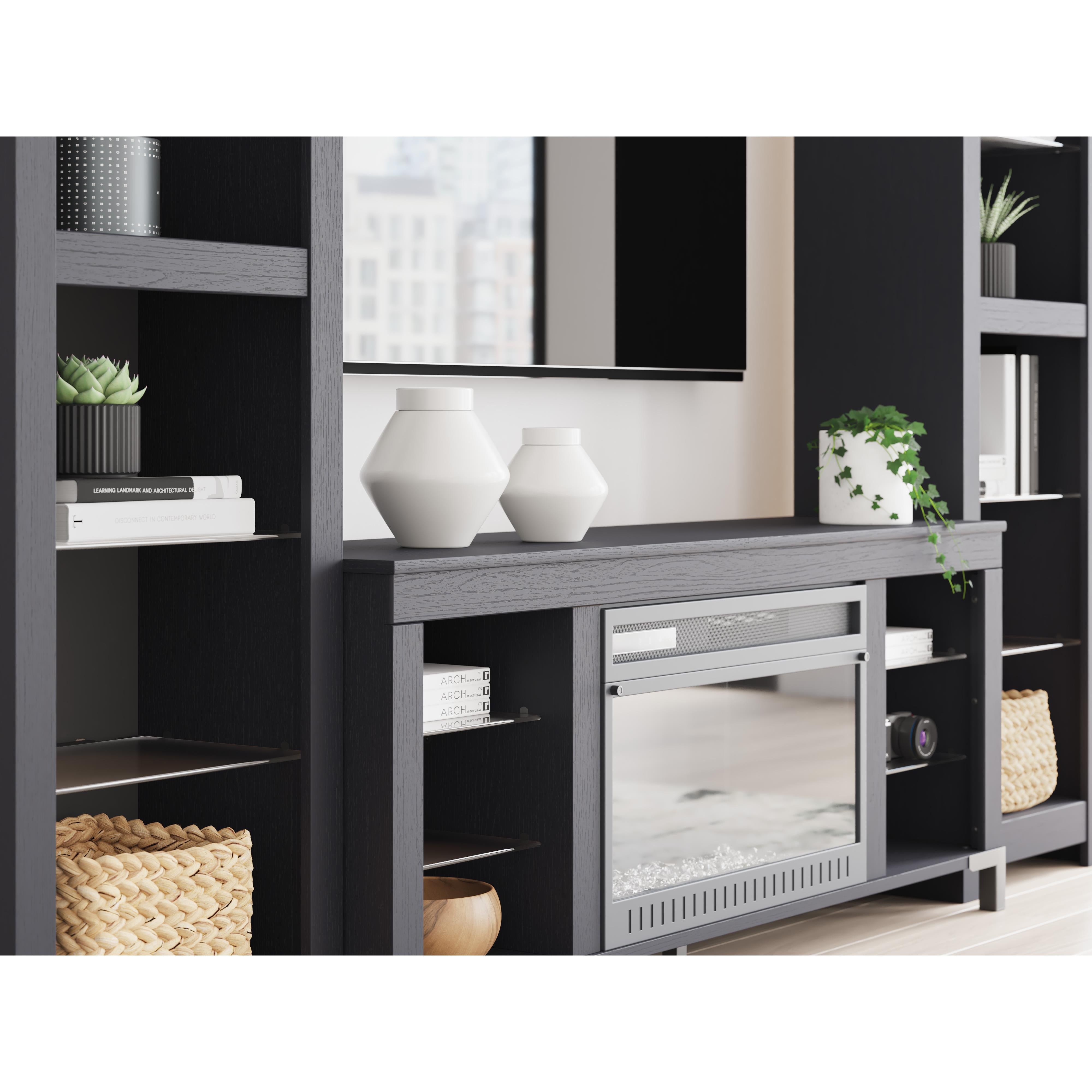 Signature Design by Ashley Cayberry W2721W2 3 pc Entertainment Center with Electric Fireplace IMAGE 6