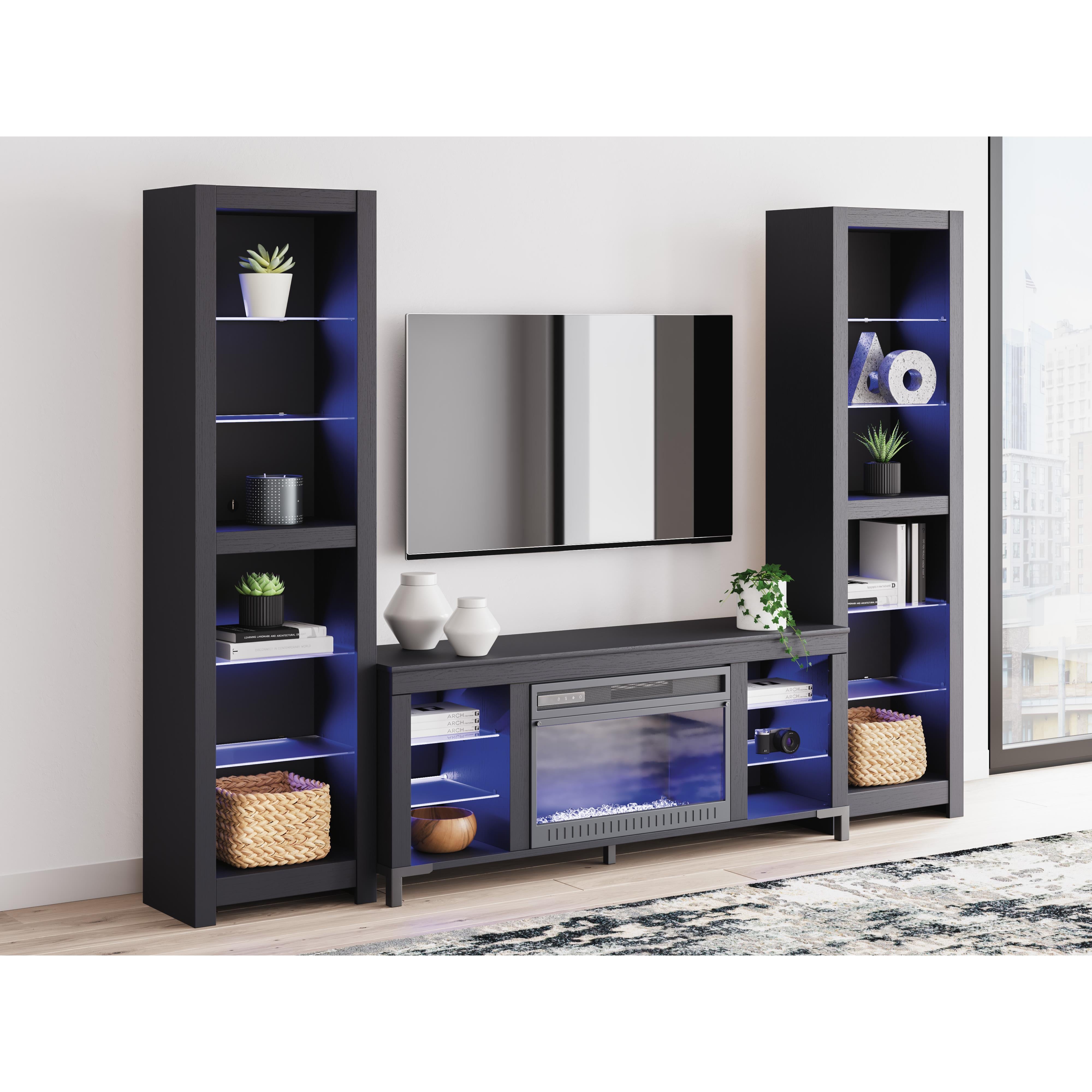 Signature Design by Ashley Cayberry W2721W2 3 pc Entertainment Center with Electric Fireplace IMAGE 9