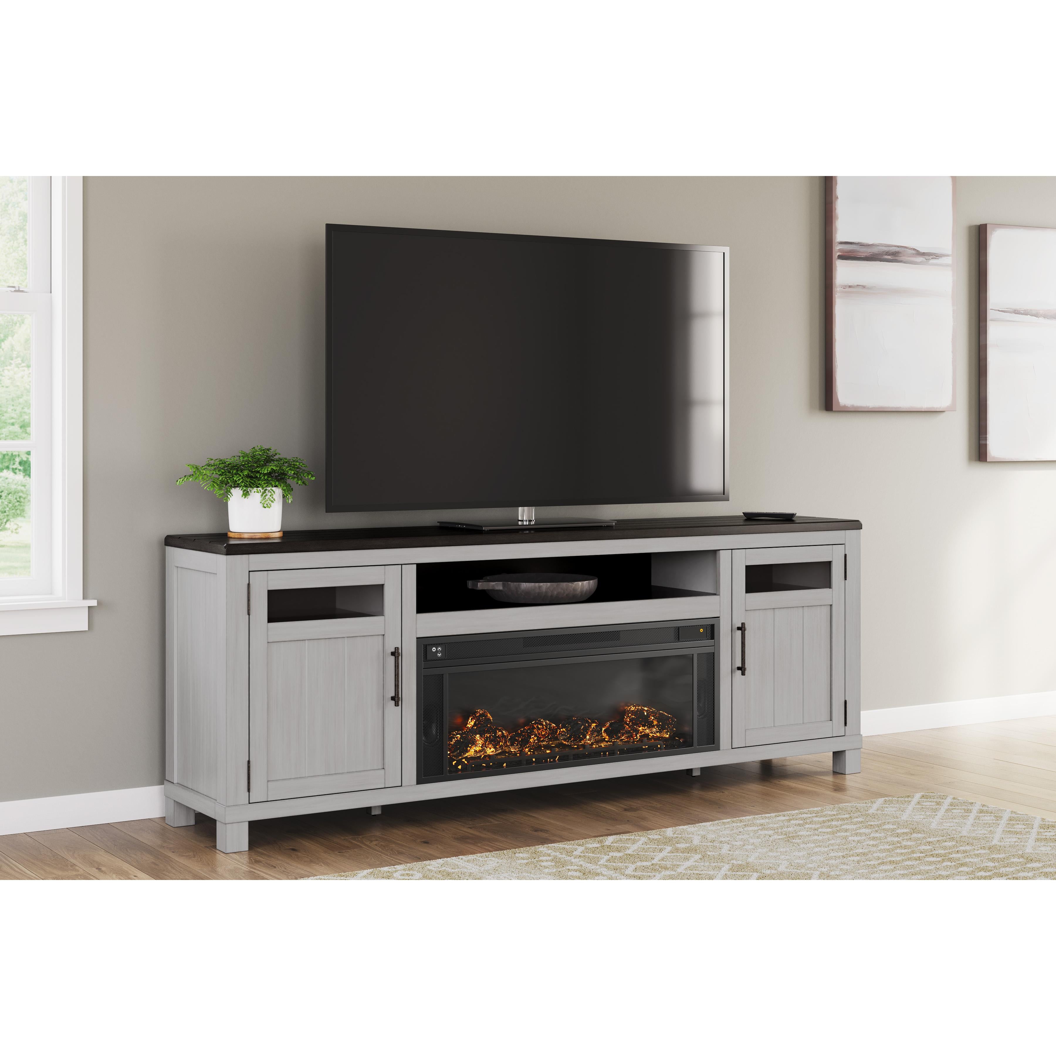 Signature Design by Ashley Darborn W796W1 88" TV Stand with Electric Fireplace IMAGE 3