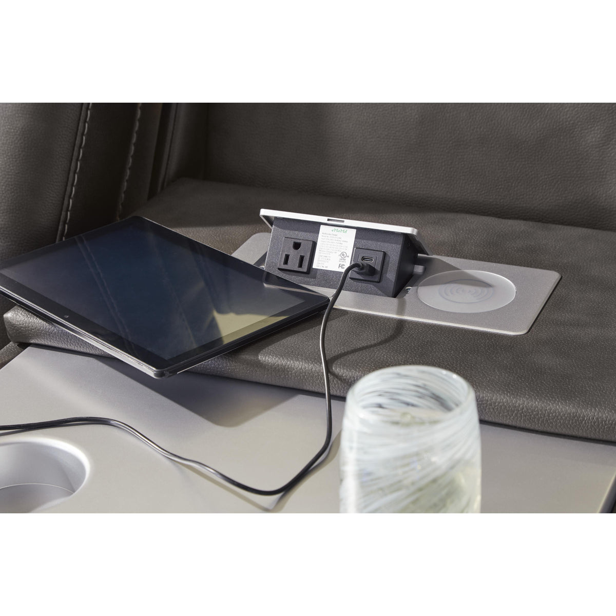 Signature Design by Ashley Fyne-Dyme 3660215 Power Reclining Sofa with Adjustable Headrest IMAGE 10