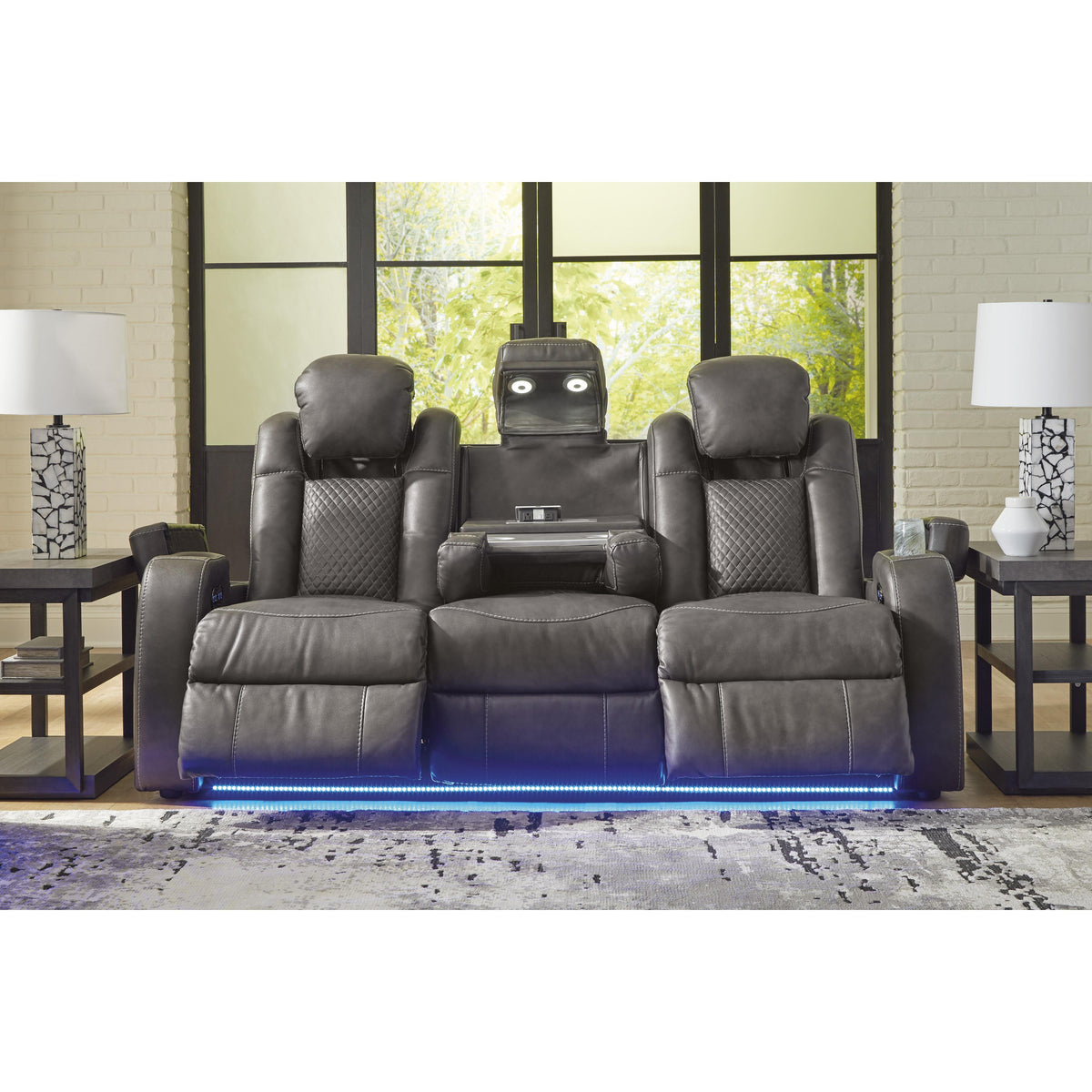 Signature Design by Ashley Fyne-Dyme 3660215 Power Reclining Sofa with Adjustable Headrest IMAGE 8