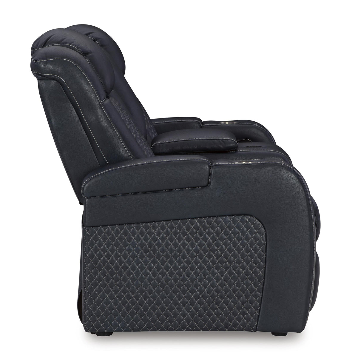 Signature Design by Ashley Fyne-Dyme 3660318 Power Reclining Loveseat with Console and Adjustable Headrest IMAGE 4