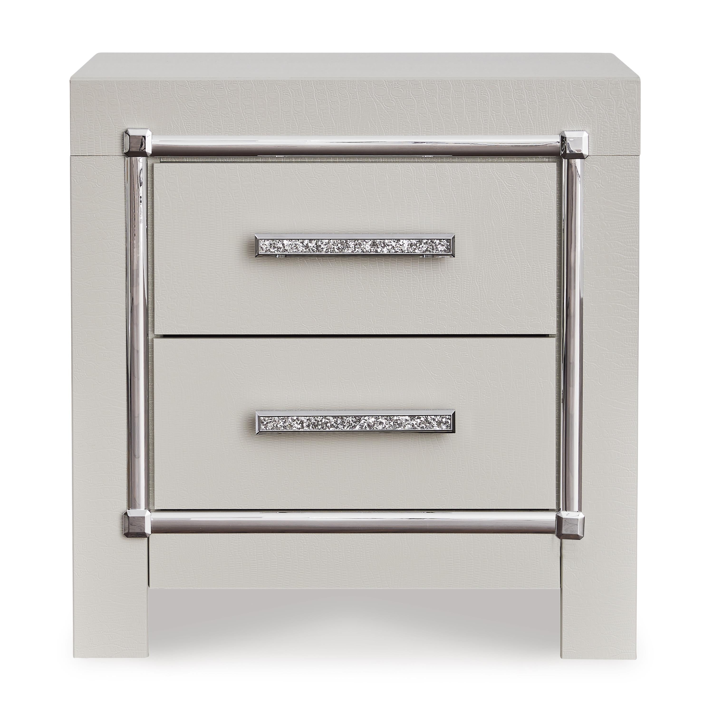 Signature Design by Ashley Zyniden B2114-92 Two Drawer Night Stand IMAGE 3