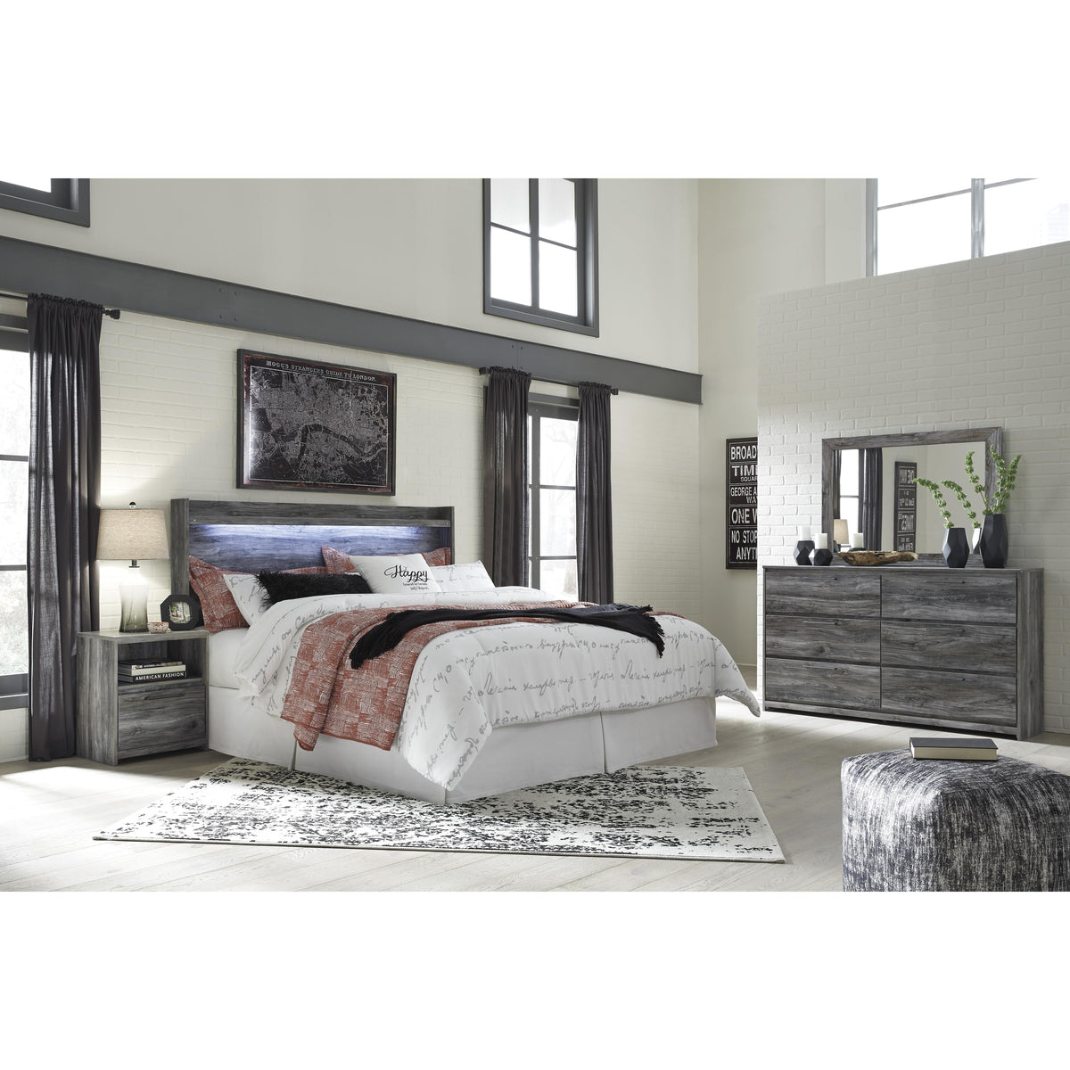 Signature Design by Ashley Baystorm B221-58 King Panel Headboard IMAGE 3
