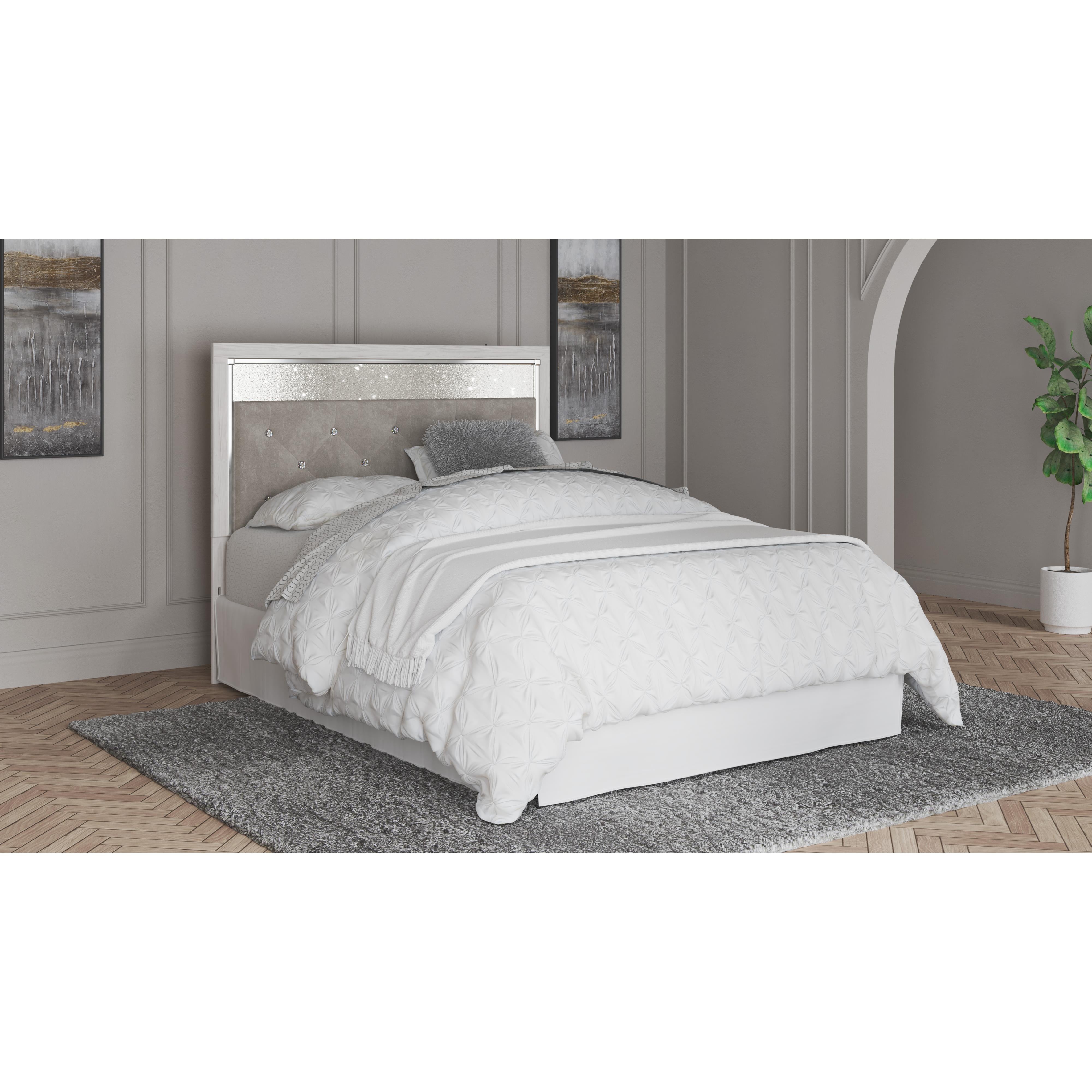 Signature Design by Ashley Altyra B2640-57 Queen Upholstered Panel Headboard IMAGE 6