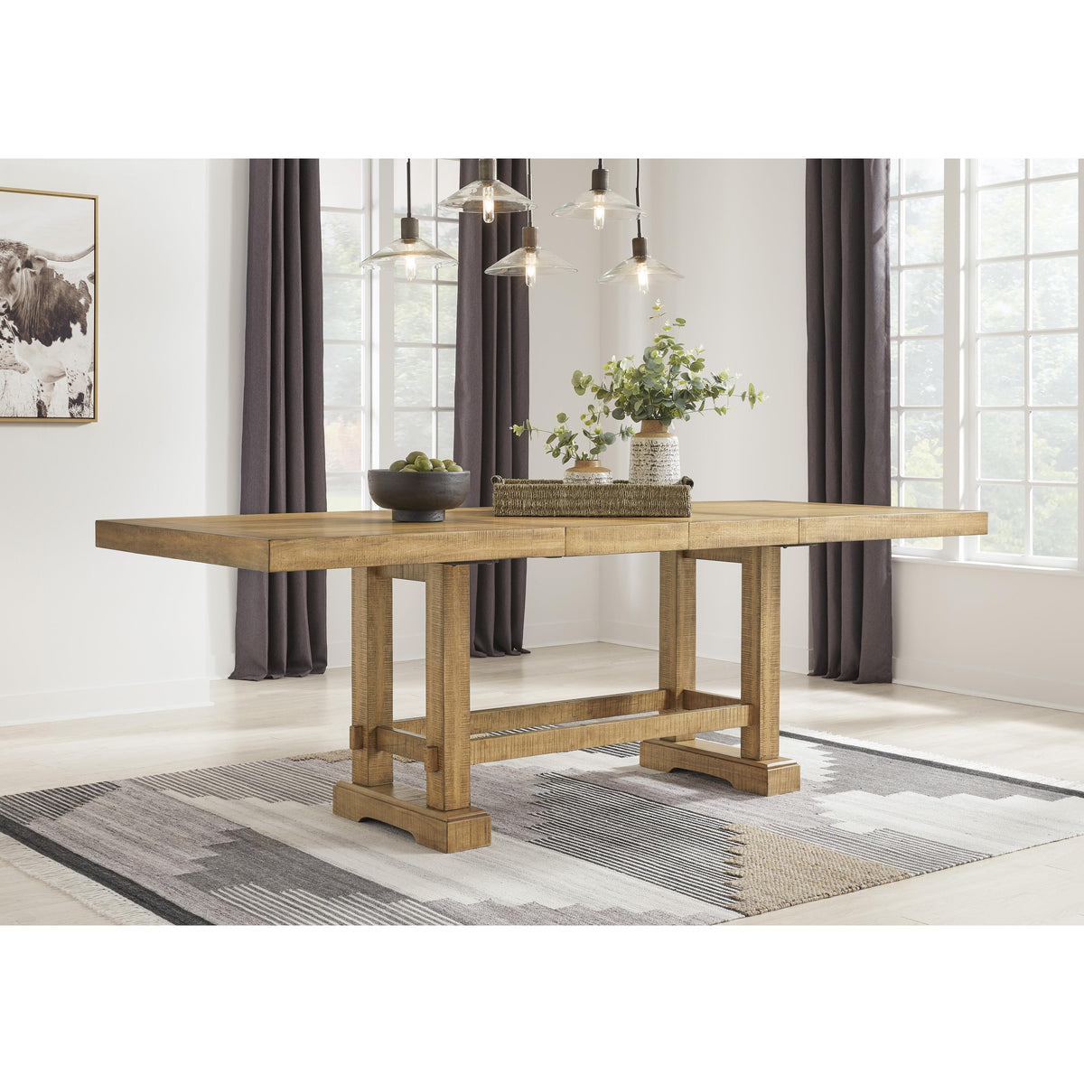 Signature Design by Ashley Havonplane D773-32 Rectangular Dining Room Counter Extension Table IMAGE 6