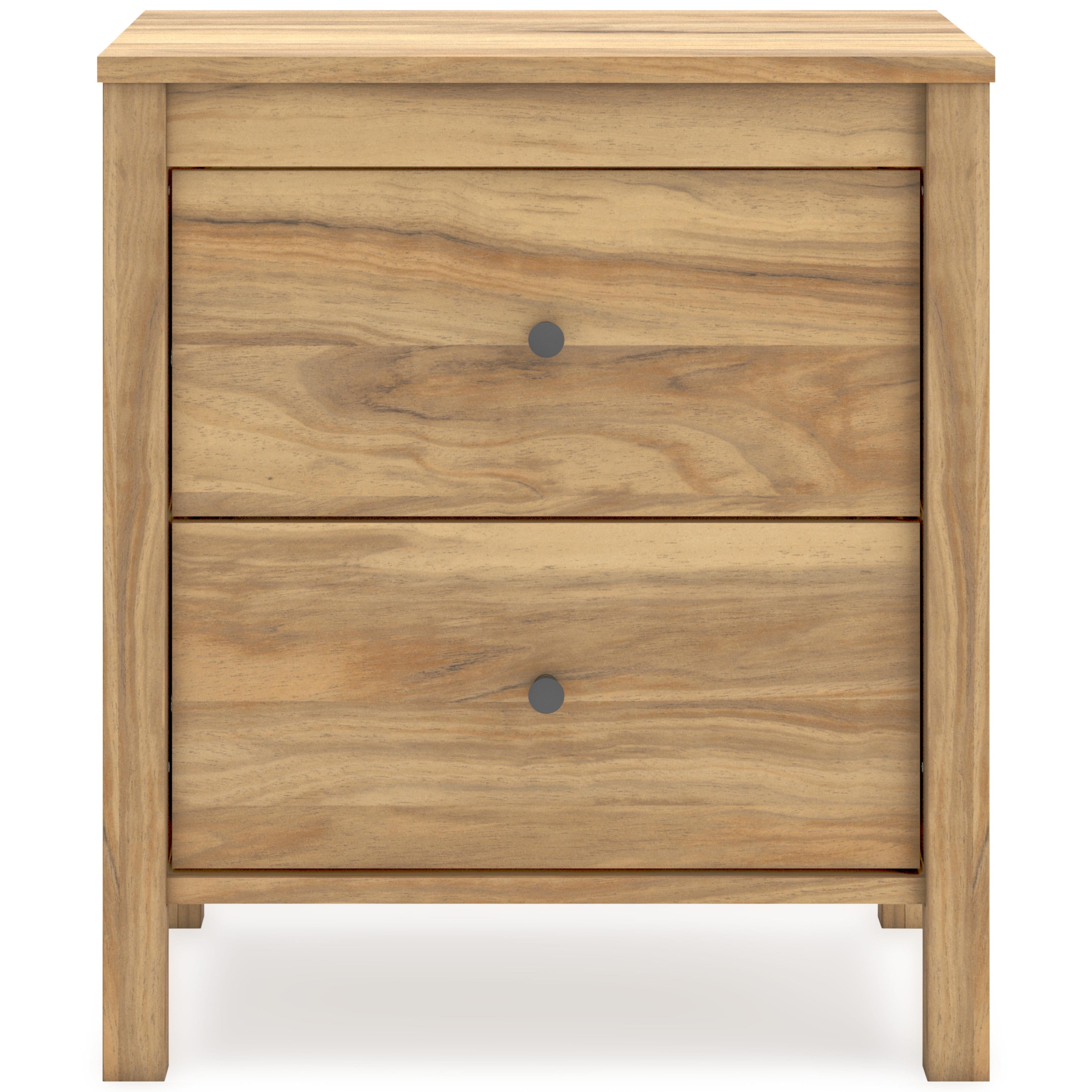 Signature Design by Ashley Bermacy EB1760-292 Two Drawer Night Stand IMAGE 3