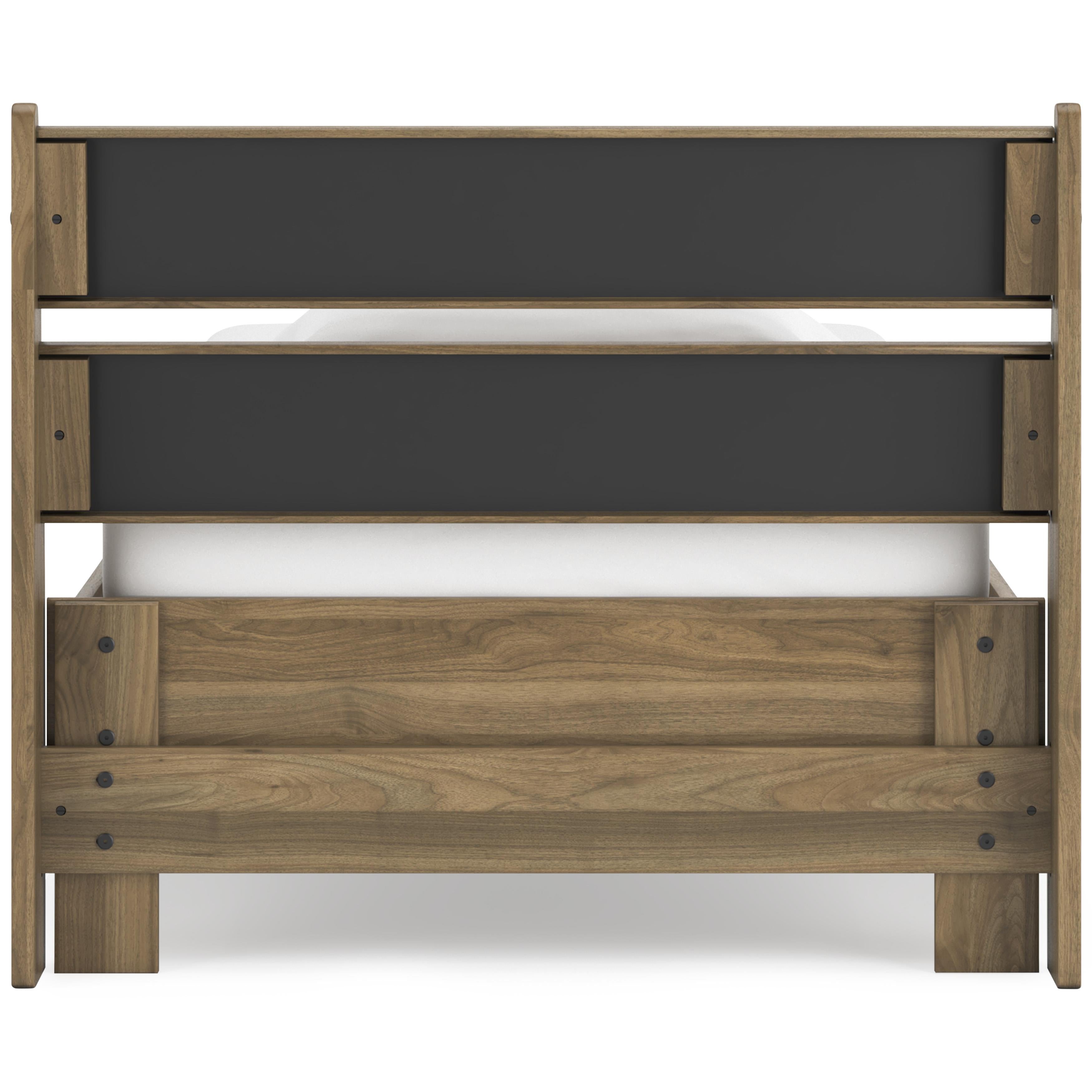 Signature Design by Ashley Deanlow EB1866B1 Twin Platform Panel Bed IMAGE 4