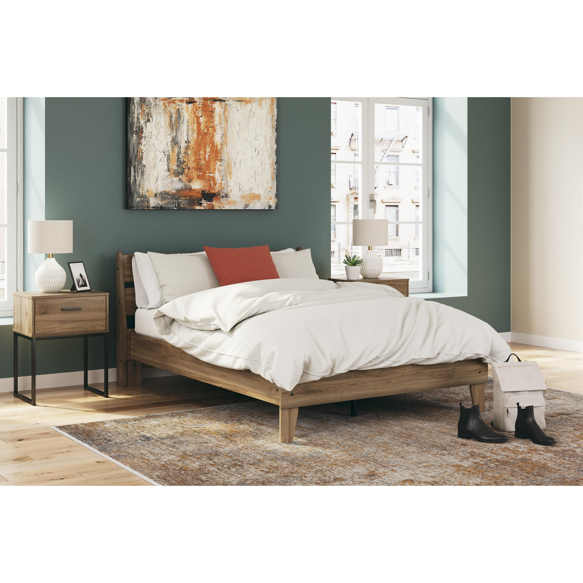 Signature Design by Ashley Deanlow EB1866B2 Full Platform Panel Bed IMAGE 6