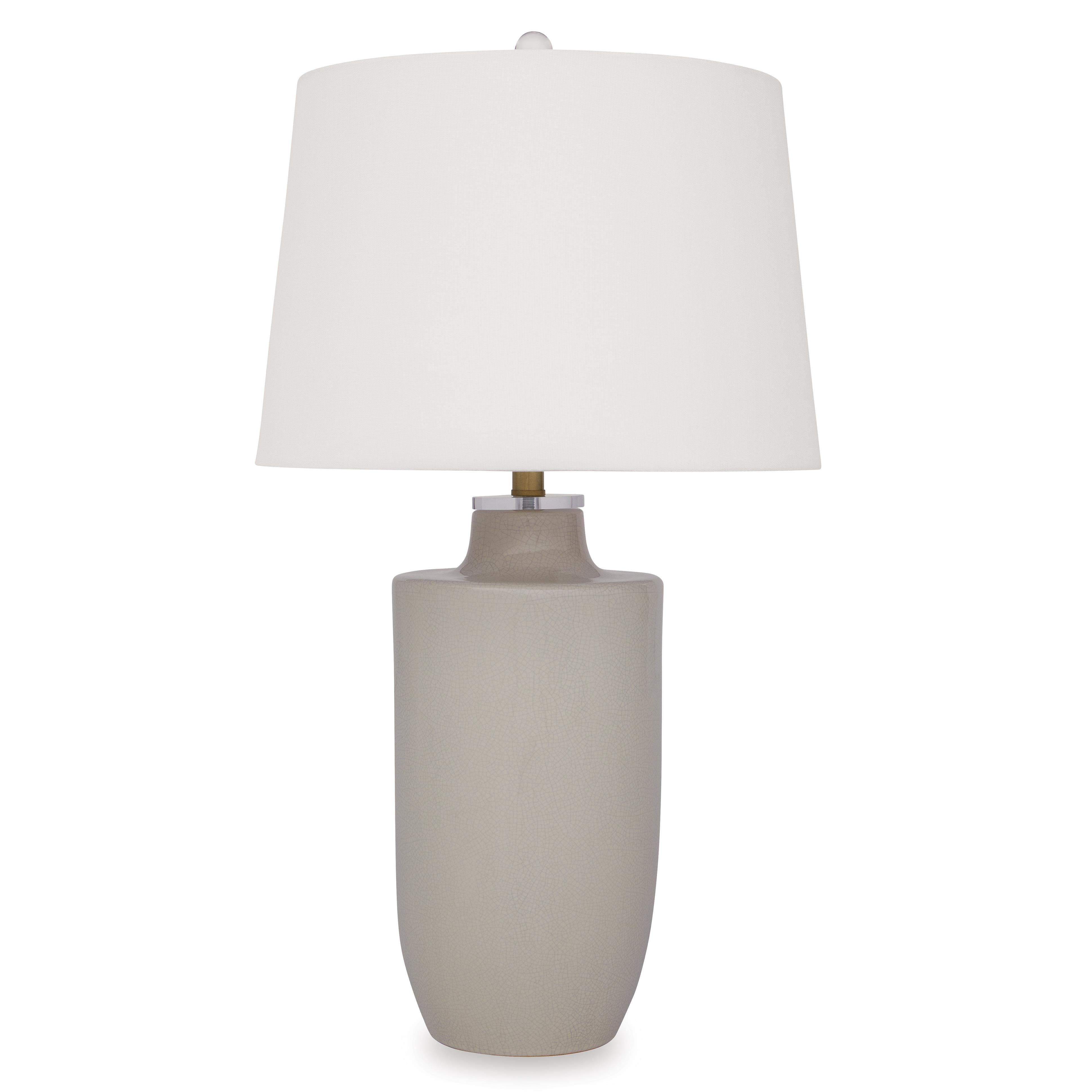 Signature Design by Ashley Cylener L100794 Ceramic Table Lamp IMAGE 1
