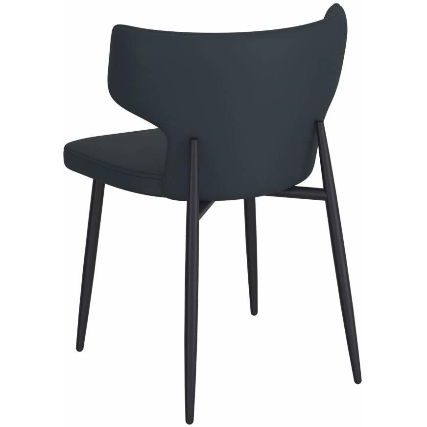 Worldwide Home Furnishings Emery/Olis 207-294RND_085PUBK 5 pc Dining Set - White with Black Chair IMAGE 8