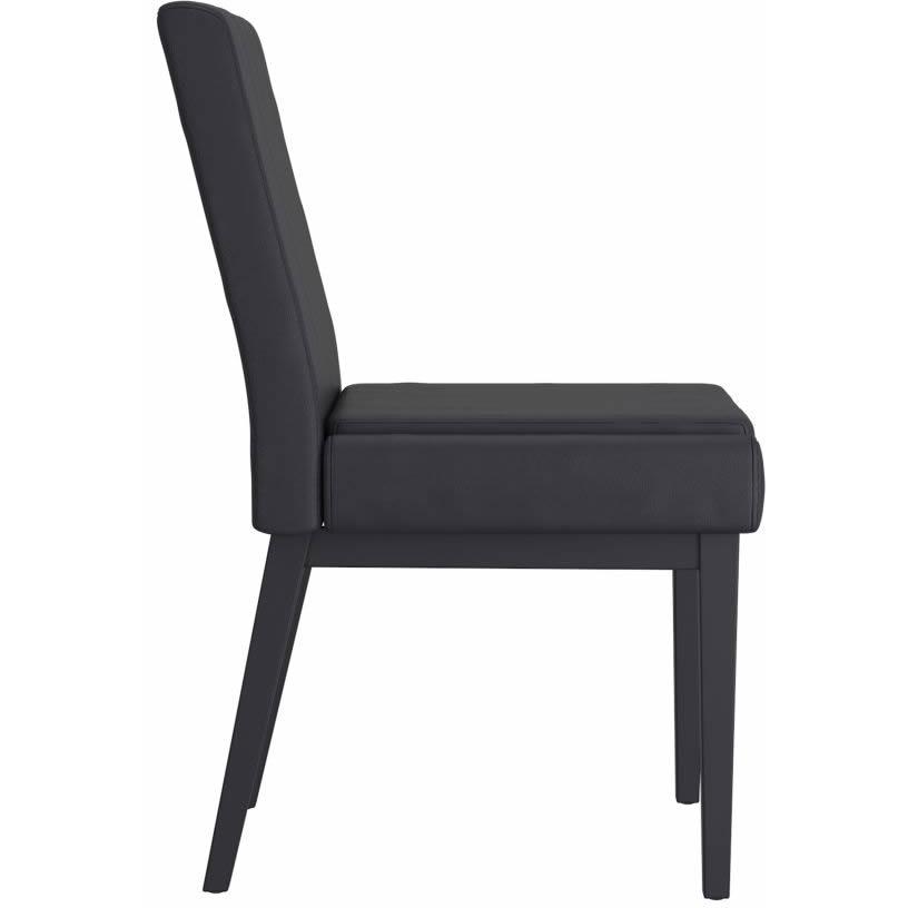Worldwide Home Furnishings Gavin/Cortez 207-360_081BLK_BK 7 pc Dining Set - Black with Black Chair IMAGE 9
