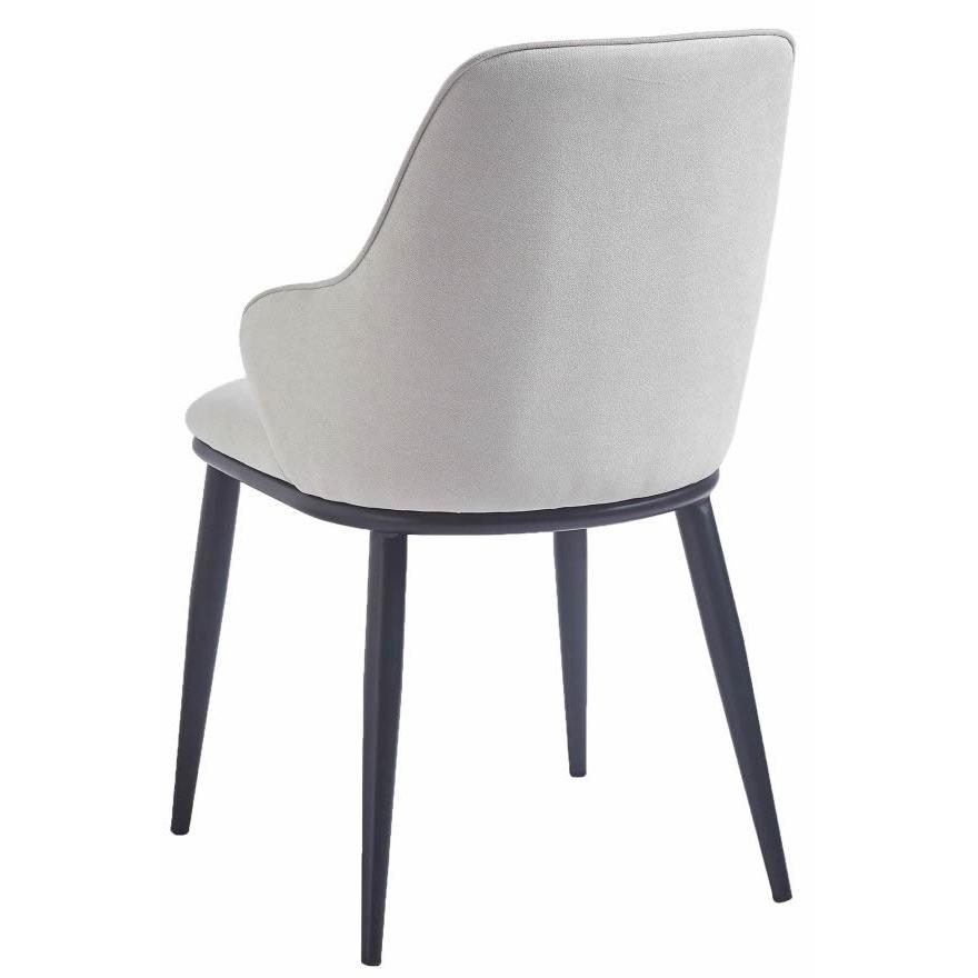 !nspire Zilo/Kash 207-671SBK_084BEG 5 pc Dining Set - Faux Marble and Black with Beige Chair IMAGE 8