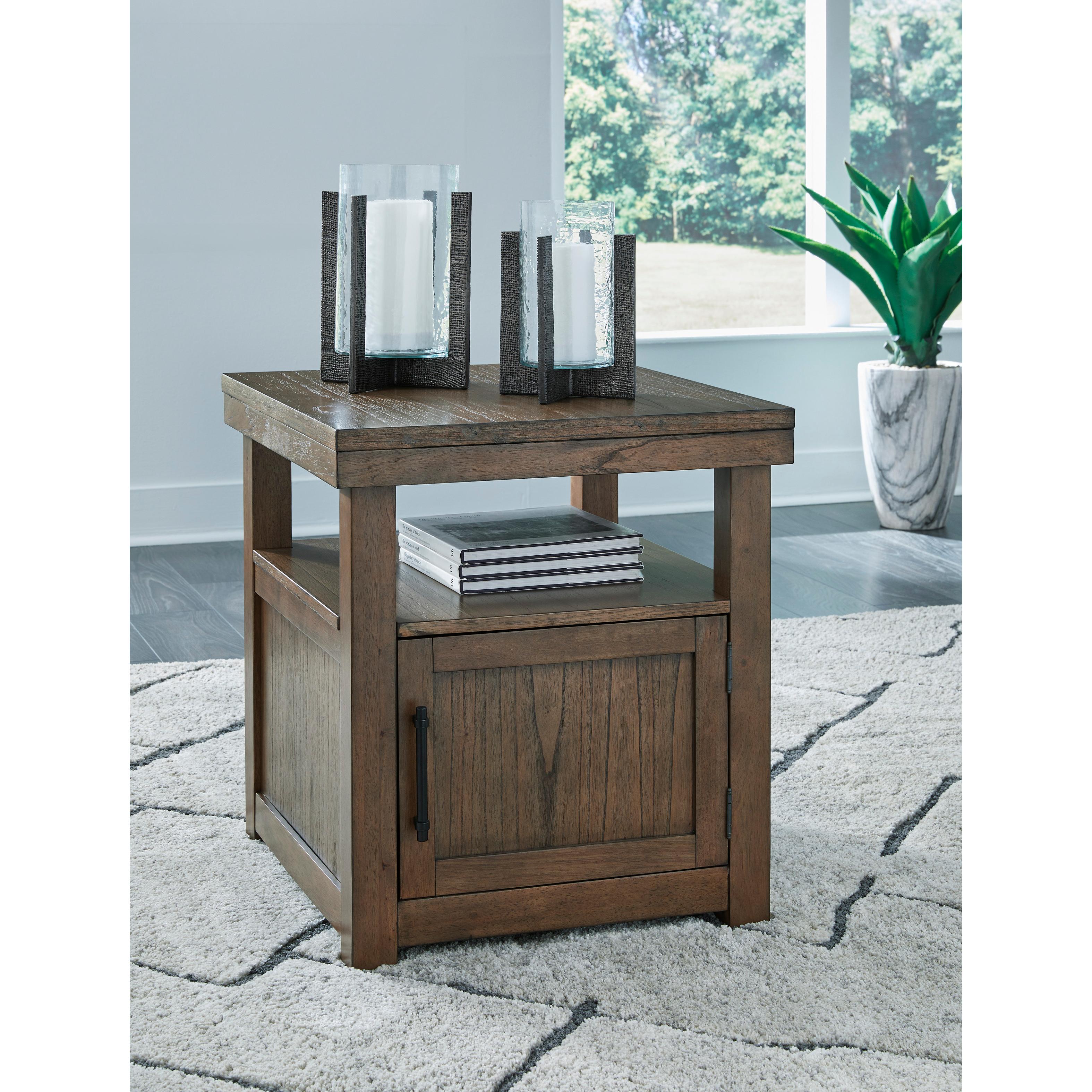 Signature Design by Ashley Boardernest T738T1 Coffee Table and 2 End Tables IMAGE 6