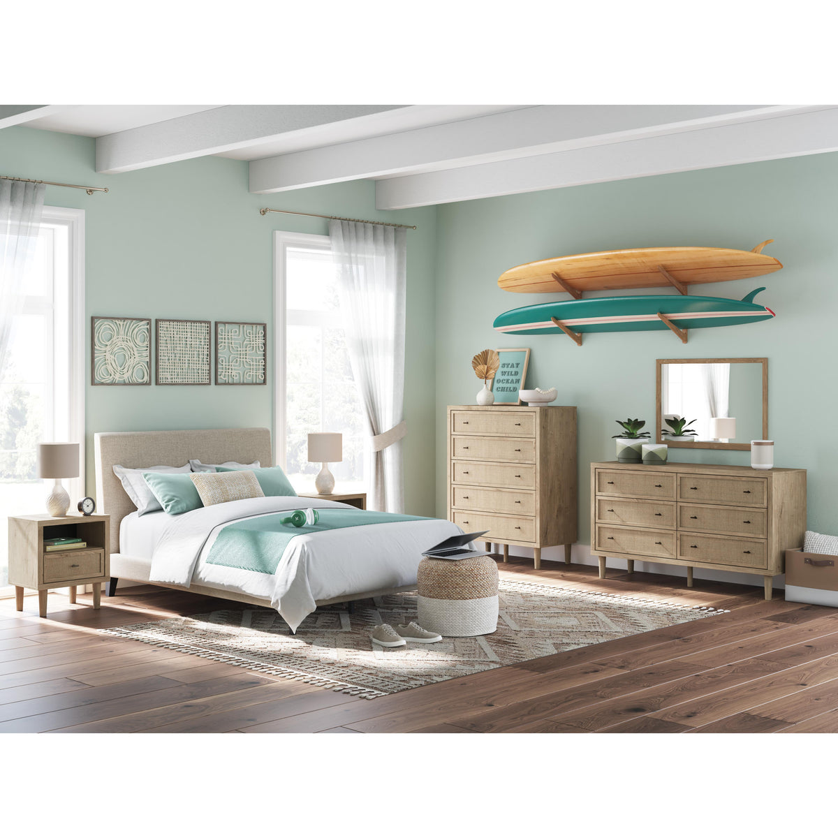 Signature Design by Ashley Cielden B1199-345 Five Drawer Wide Chest IMAGE 14