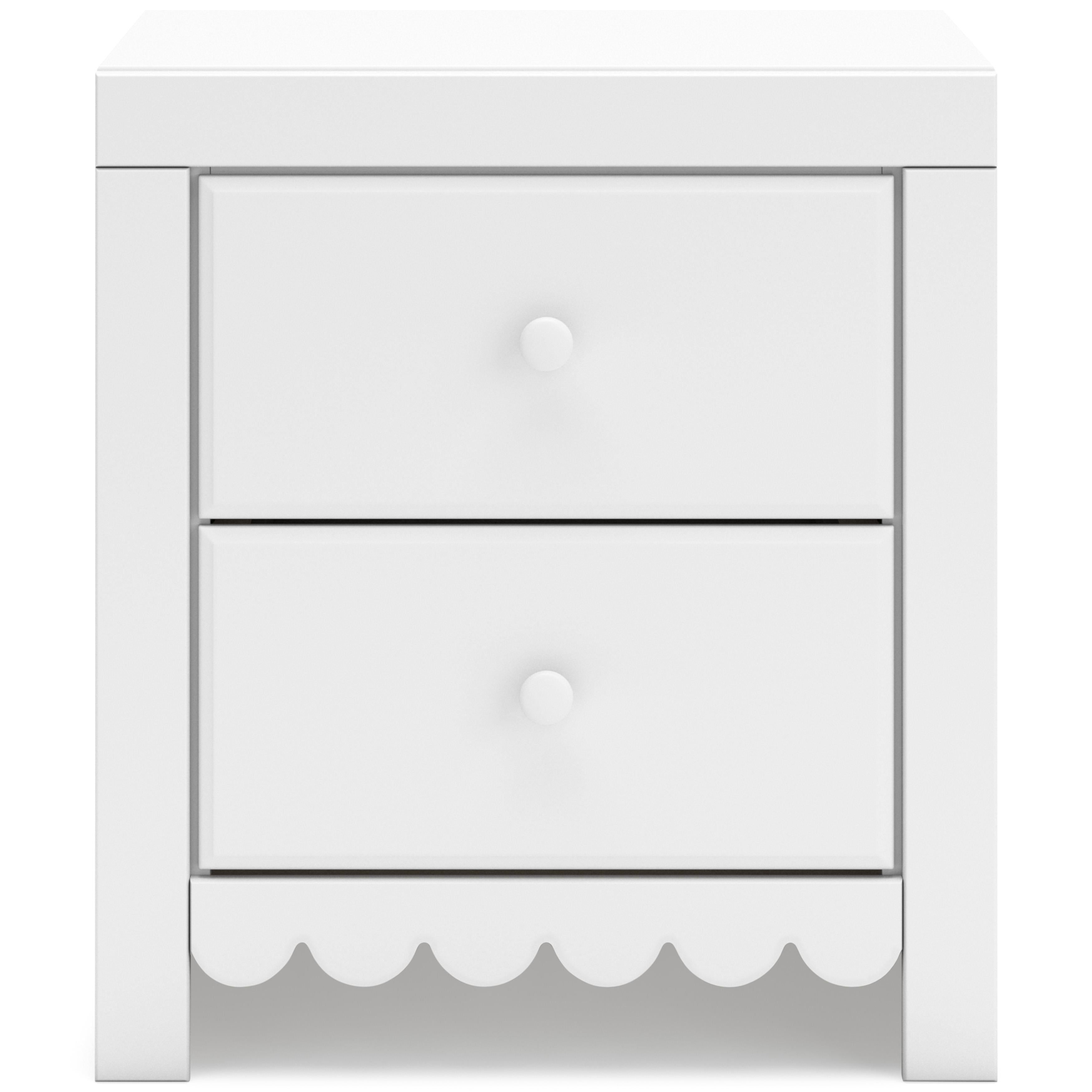 Signature Design by Ashley Mollviney B2540-92 Two Drawer Night Stand IMAGE 3