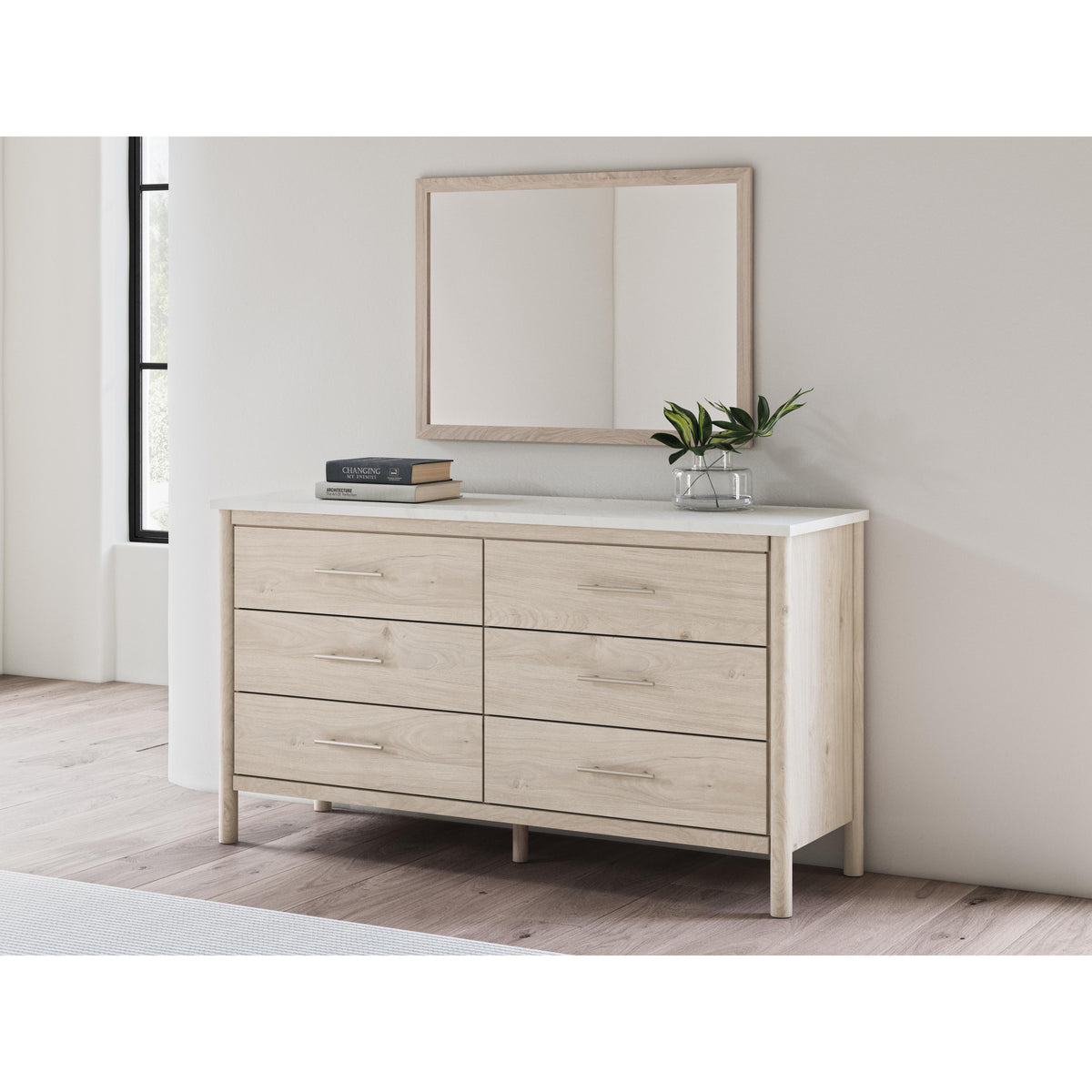 Signature Design by Ashley Cadmori B2615B1 Dresser and Mirror IMAGE 6