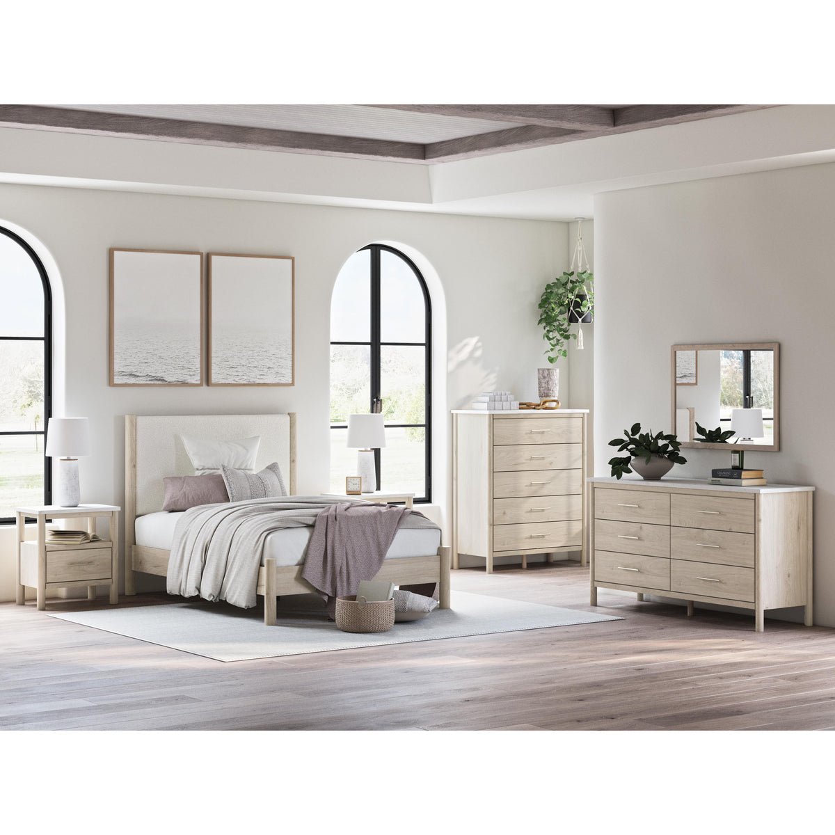 Signature Design by Ashley Cadmori B2615B1 Dresser and Mirror IMAGE 7
