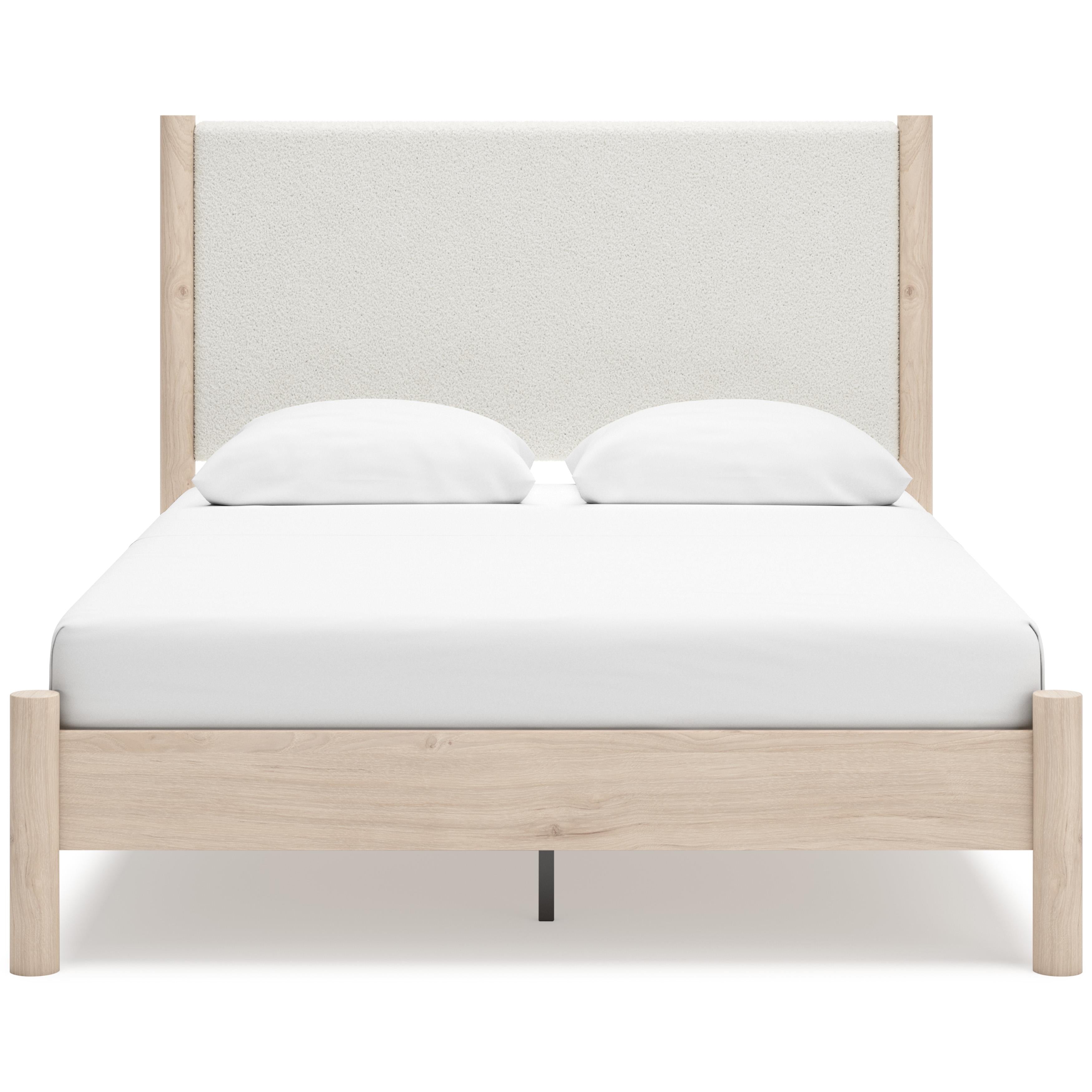 Signature Design by Ashley Cadmori B2615B4 Queen Upholstered Panel Bed IMAGE 2