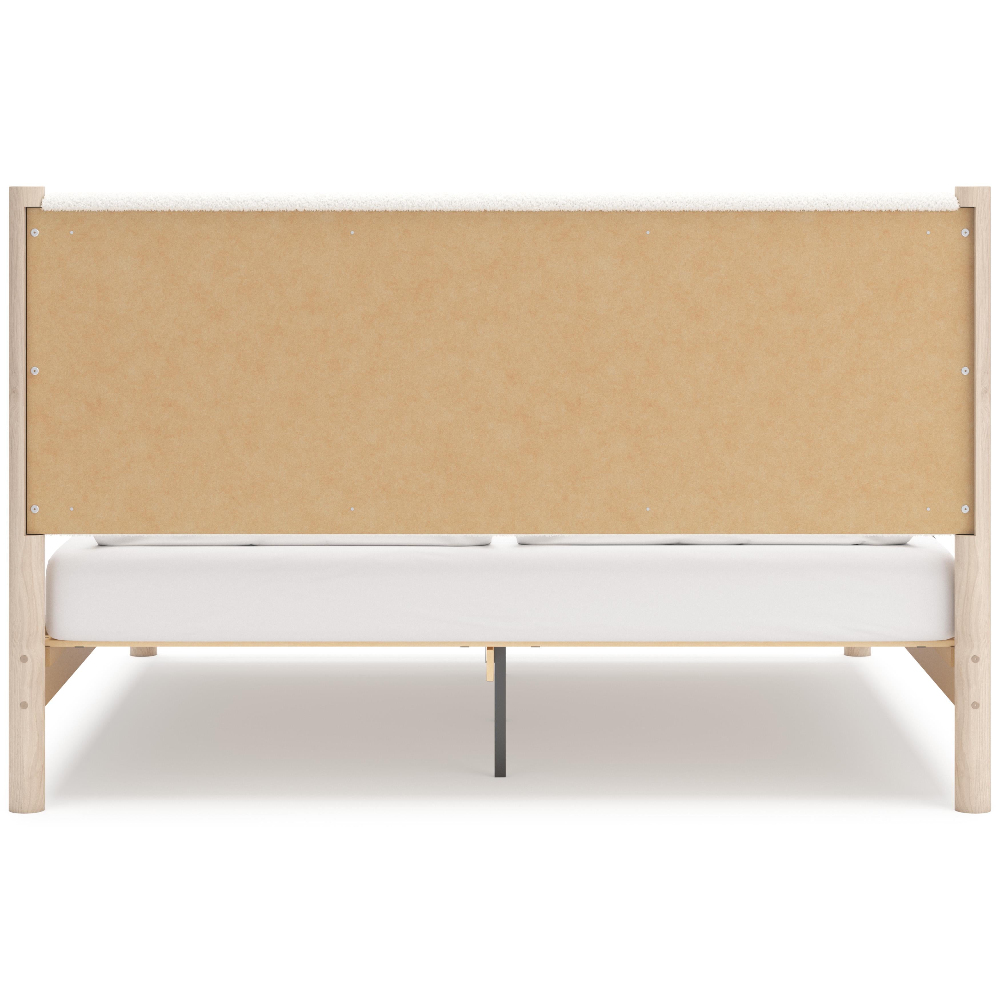 Signature Design by Ashley Cadmori B2615B7 King Upholstered Panel Bed IMAGE 4