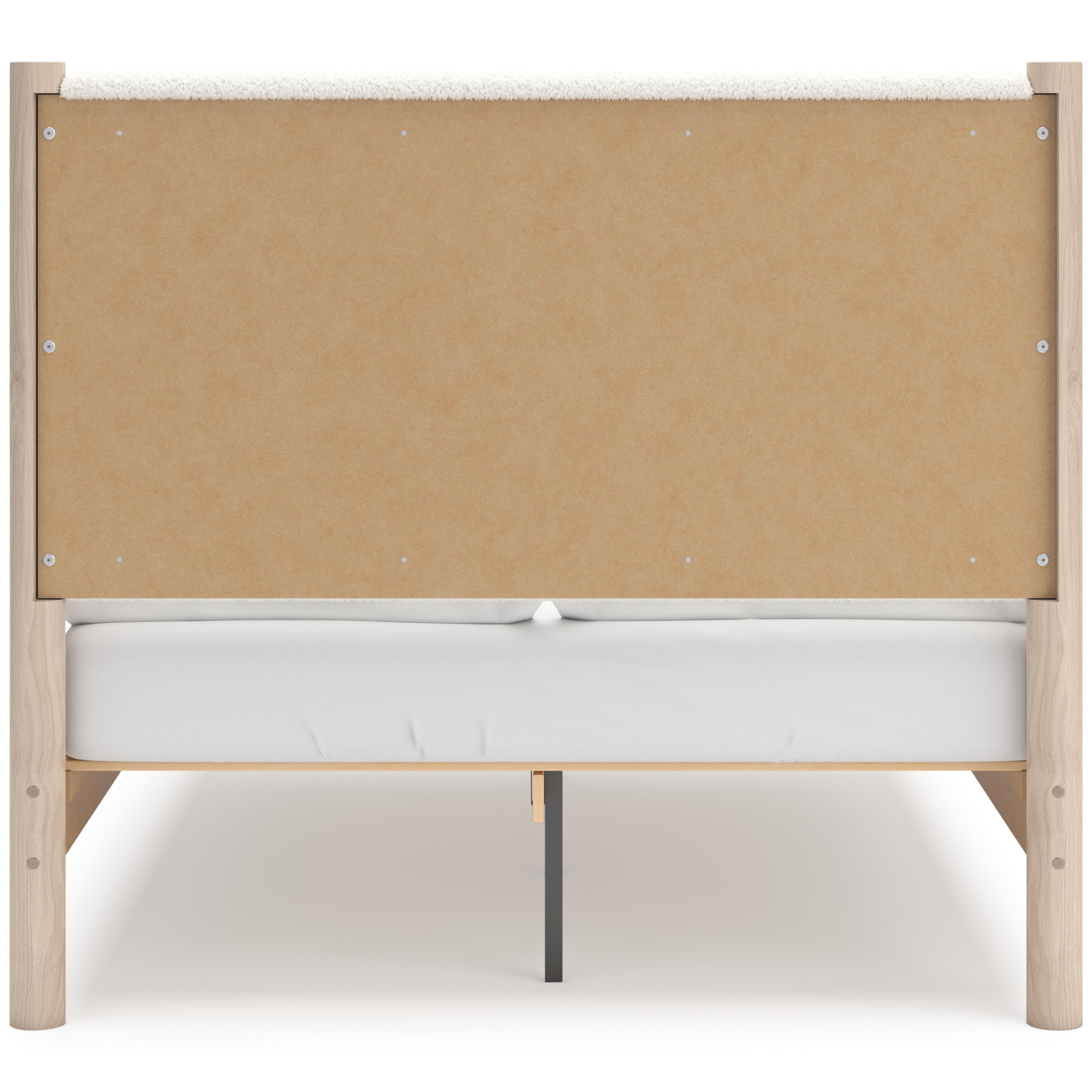 Signature Design by Ashley Cadmori B2615B8 Full Upholstered Panel Bed IMAGE 4