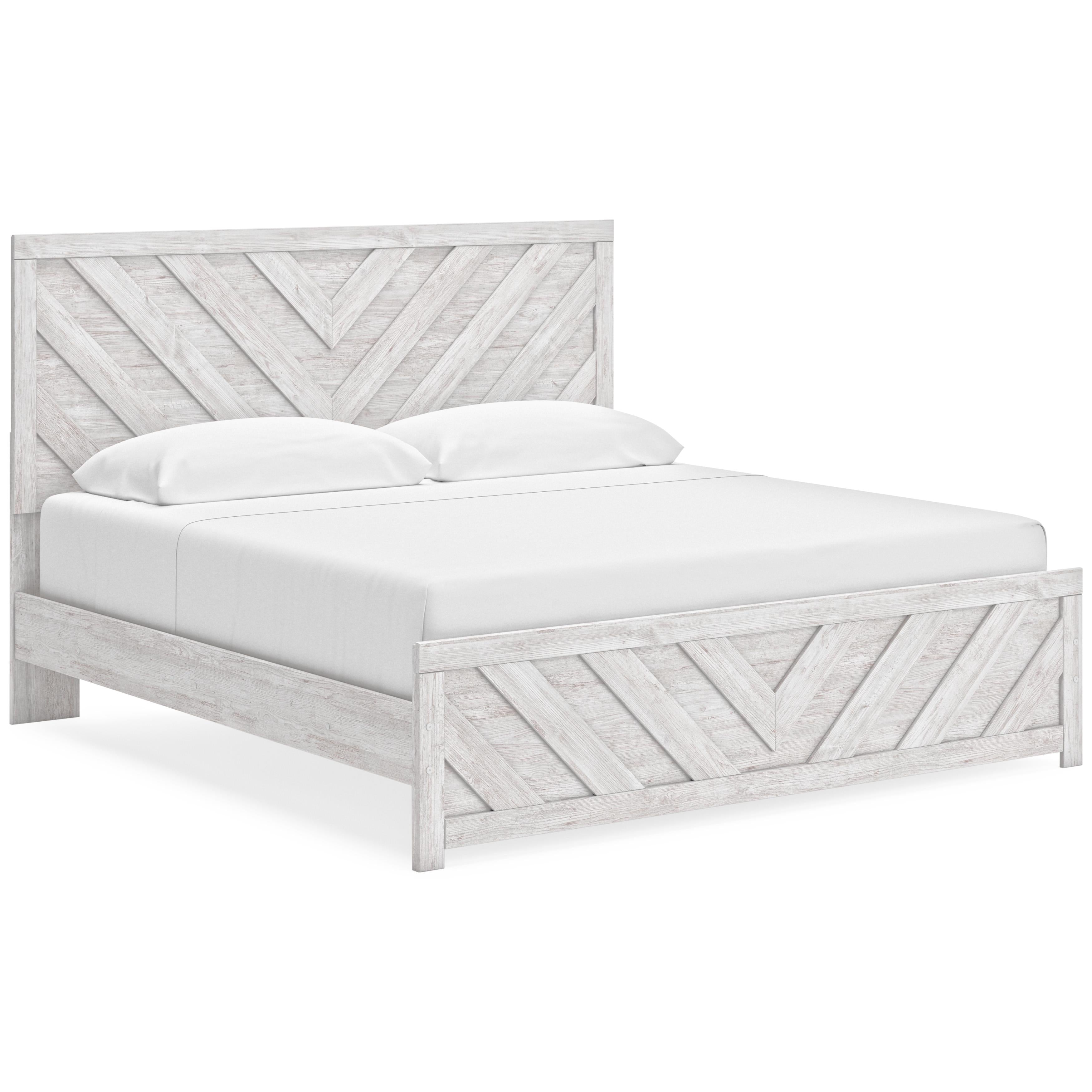 Signature Design by Ashley Cayboni B3788B7 King Panel Bed IMAGE 1