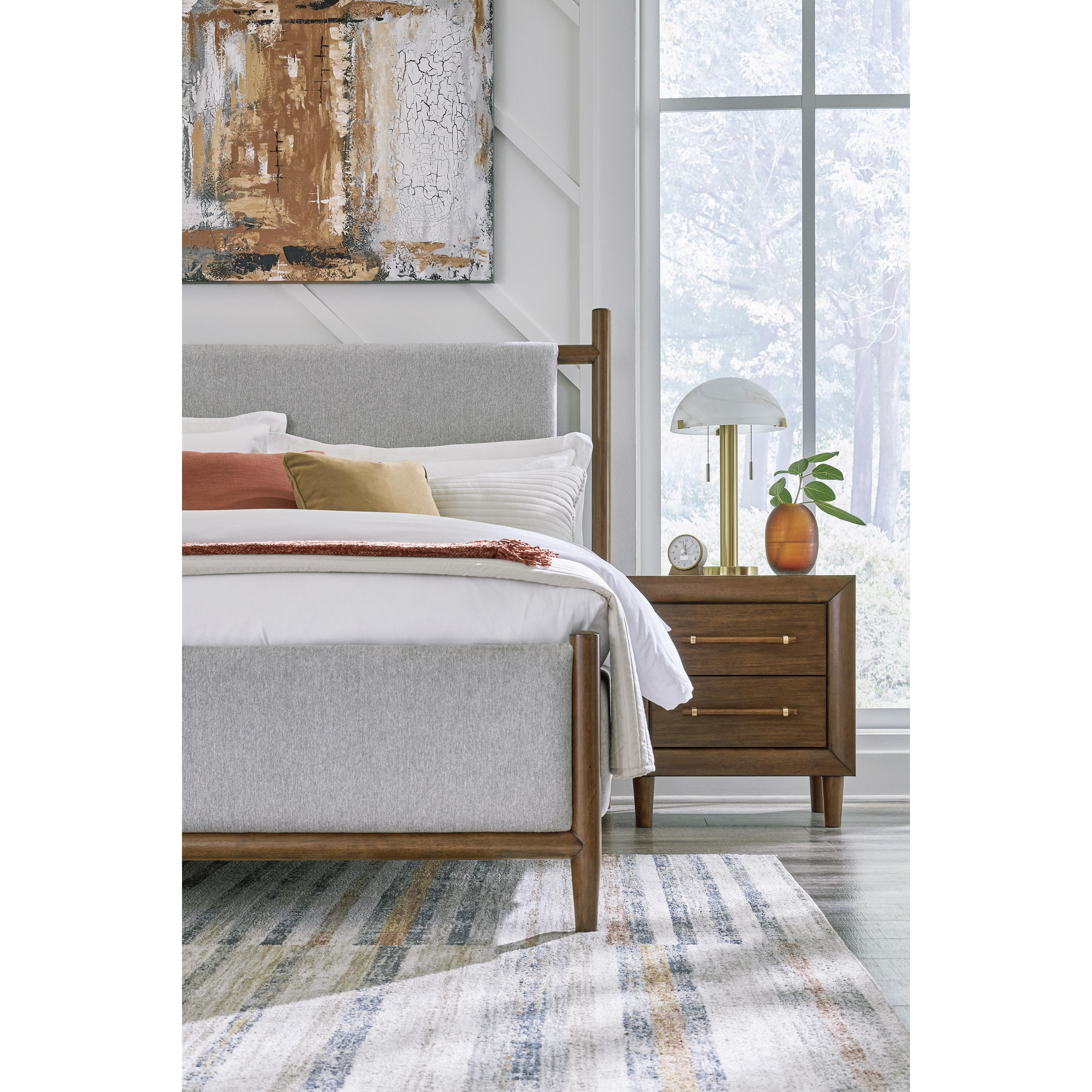 Signature Design by Ashley Lyncott B615B2 Queen Upholstered Panel Bed IMAGE 10
