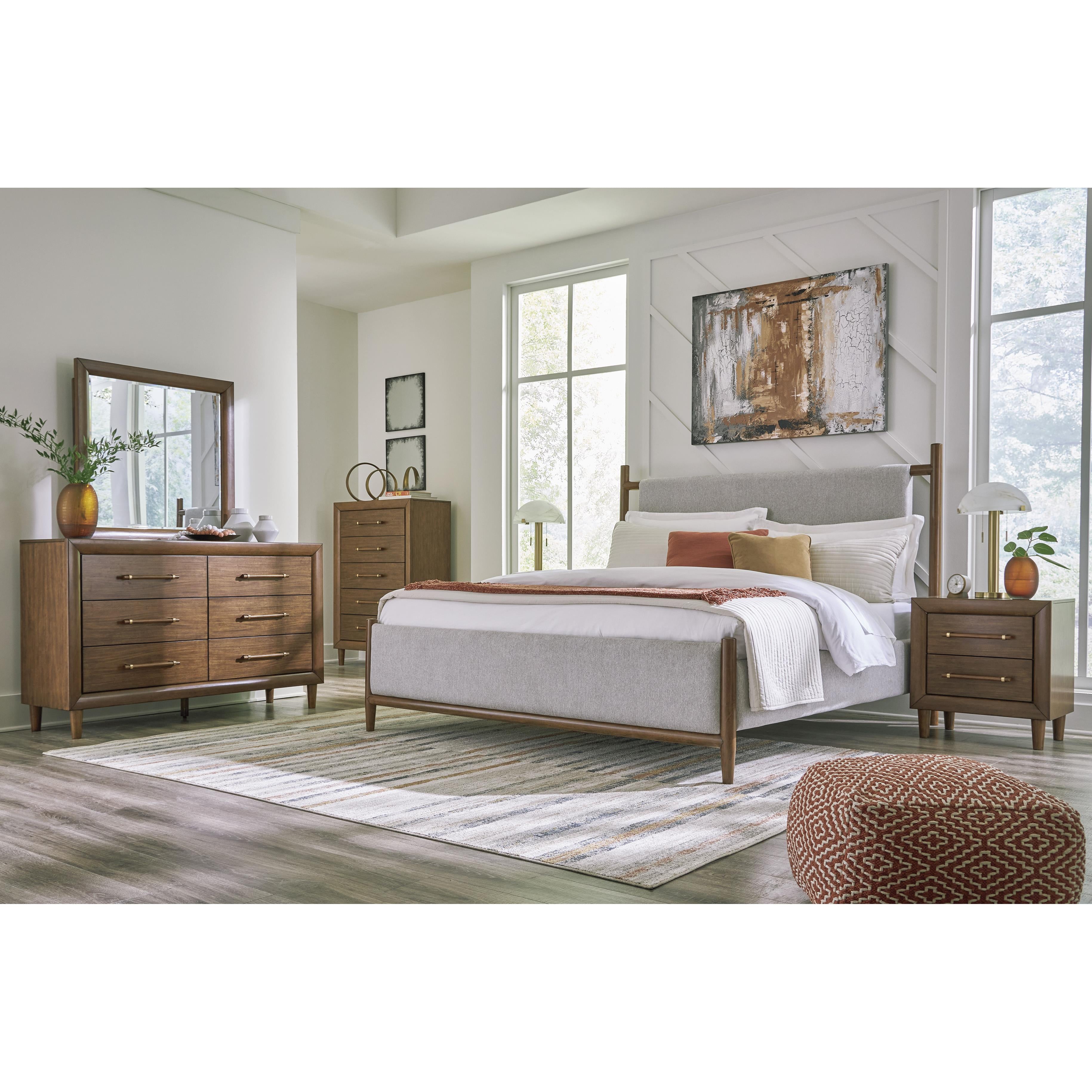 Signature Design by Ashley Lyncott B615B6 King Upholstered Bed IMAGE 11