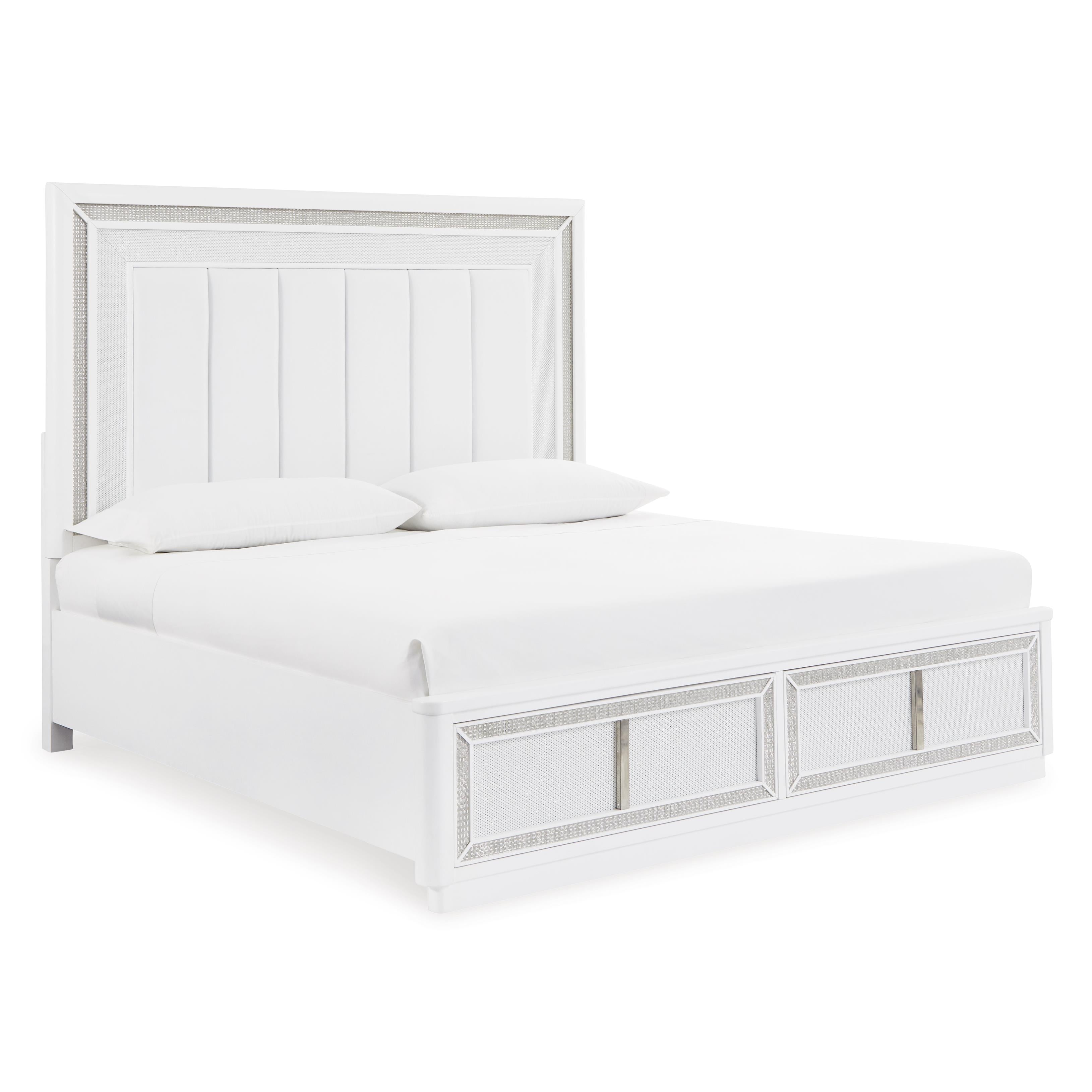 Signature Design by Ashley Chalanna B822B5 California King Upholstered Storage Bed IMAGE 1