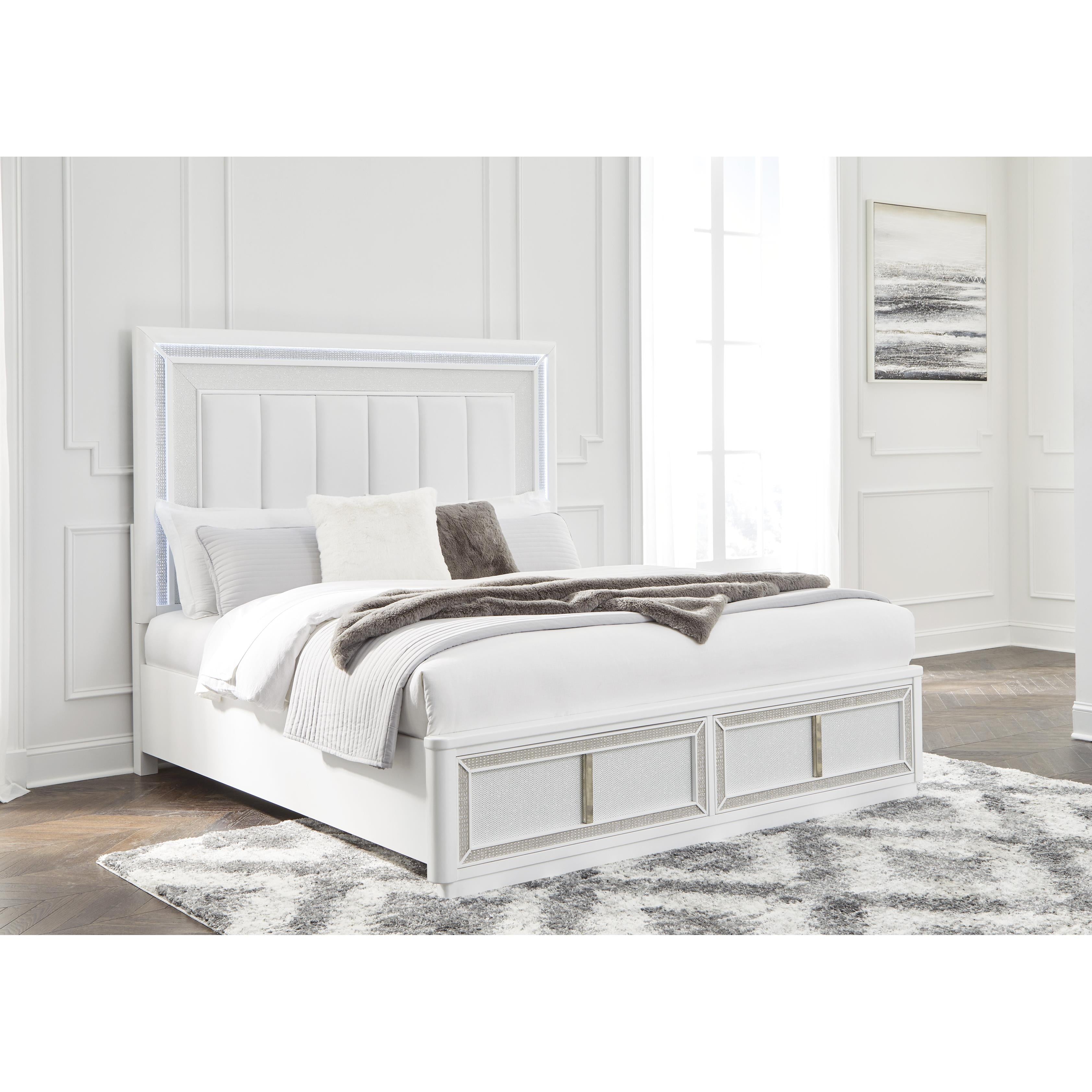 Signature Design by Ashley Chalanna B822B5 California King Upholstered Storage Bed IMAGE 7