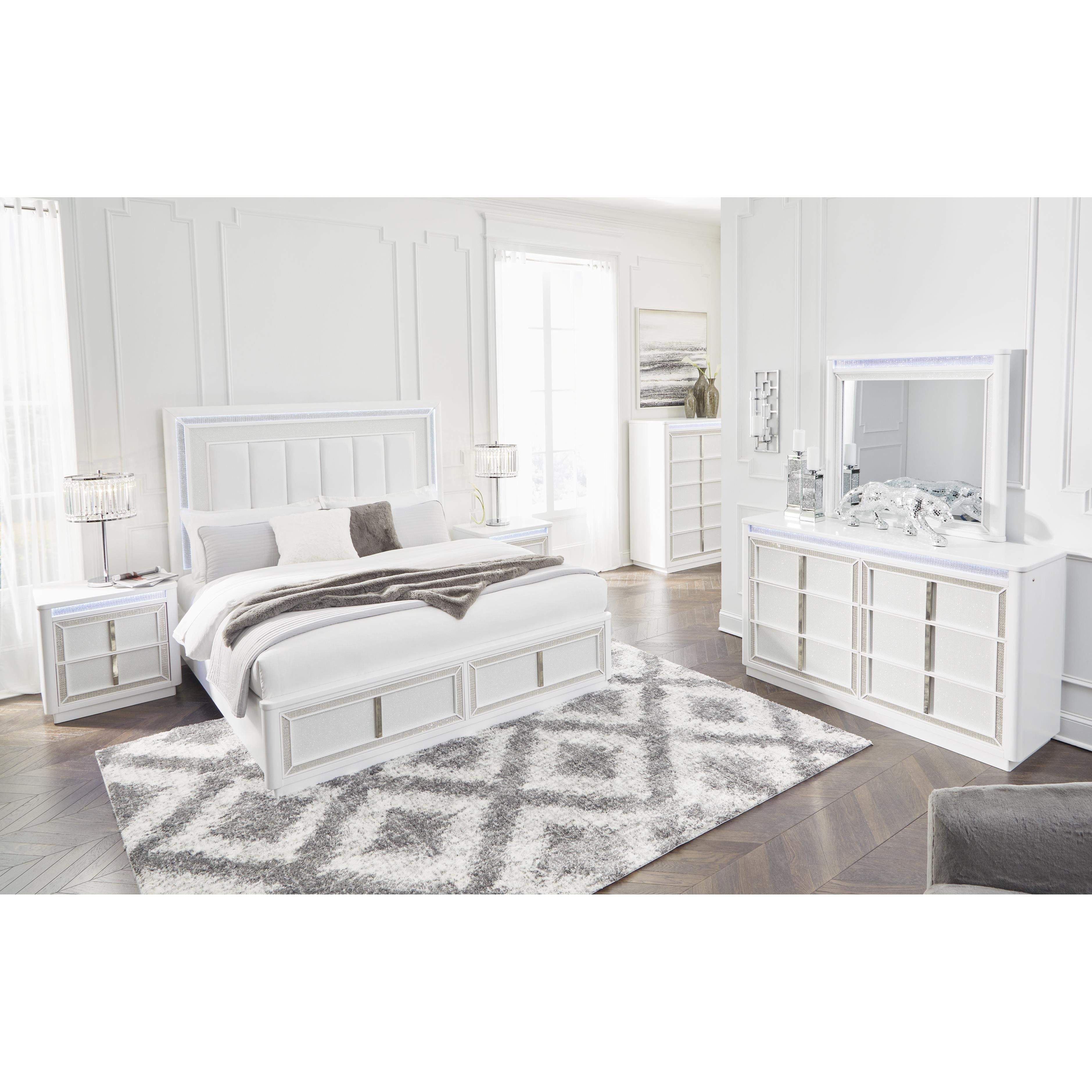 Signature Design by Ashley Chalanna B822B5 California King Upholstered Storage Bed IMAGE 8