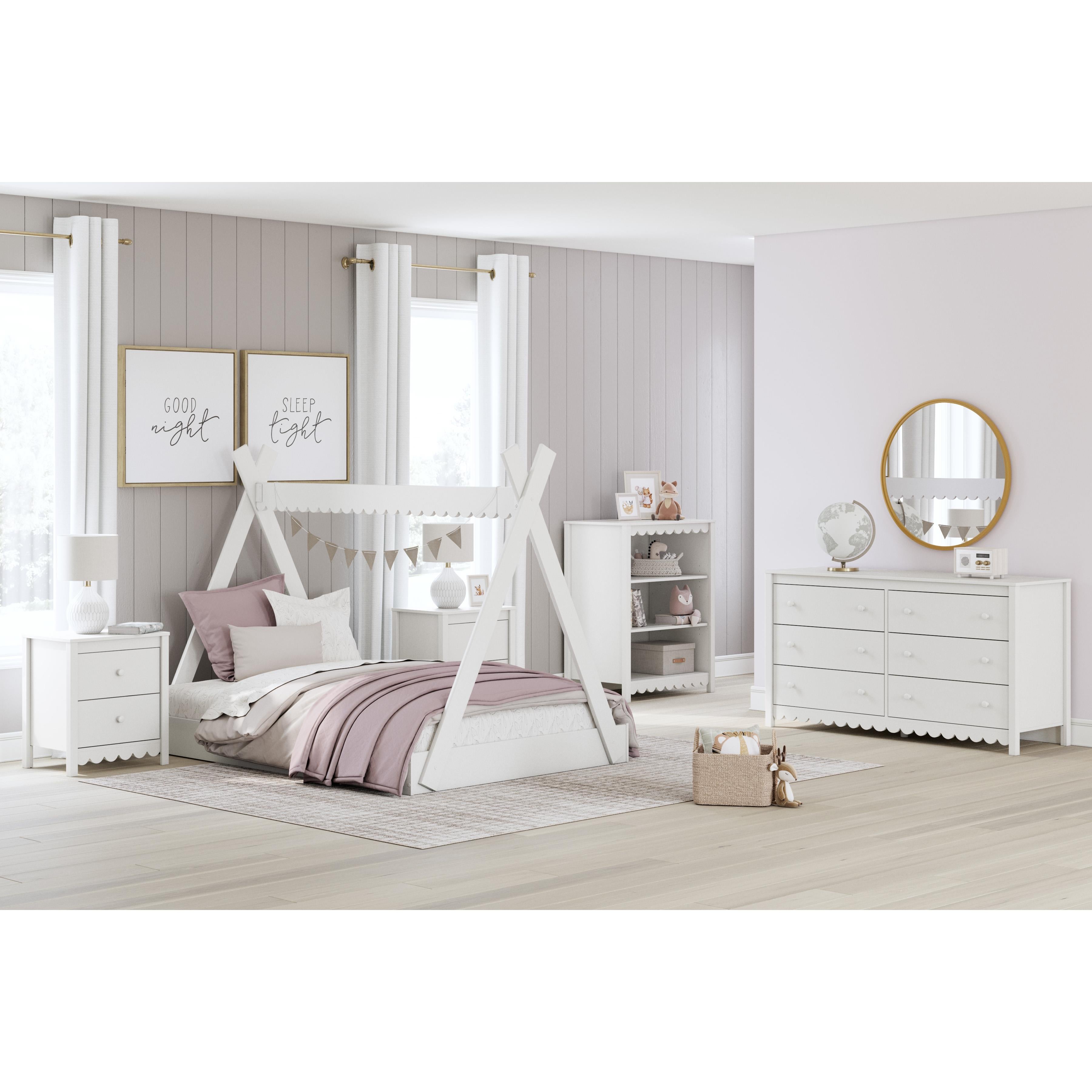 Signature Design by Ashley Hallityn EB1810-122 Full Tent Complete Bed in Box IMAGE 8