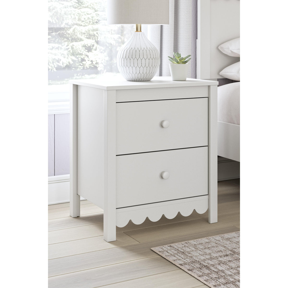 Signature Design by Ashley Hallityn EB1810-292 Two Drawer Night Stand IMAGE 6