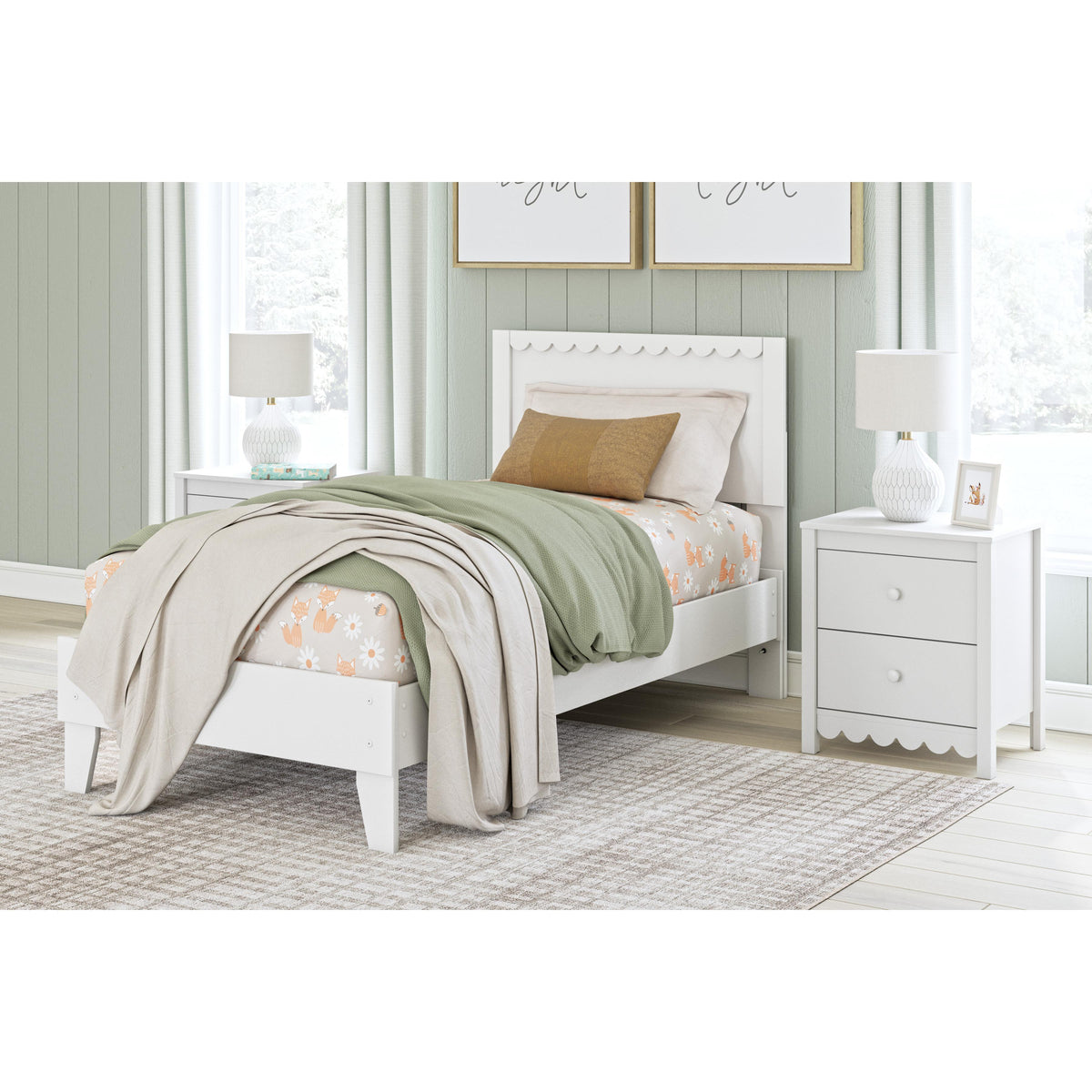 Signature Design by Ashley Hallityn EB1810B1 Twin Panel Platform Bed IMAGE 6