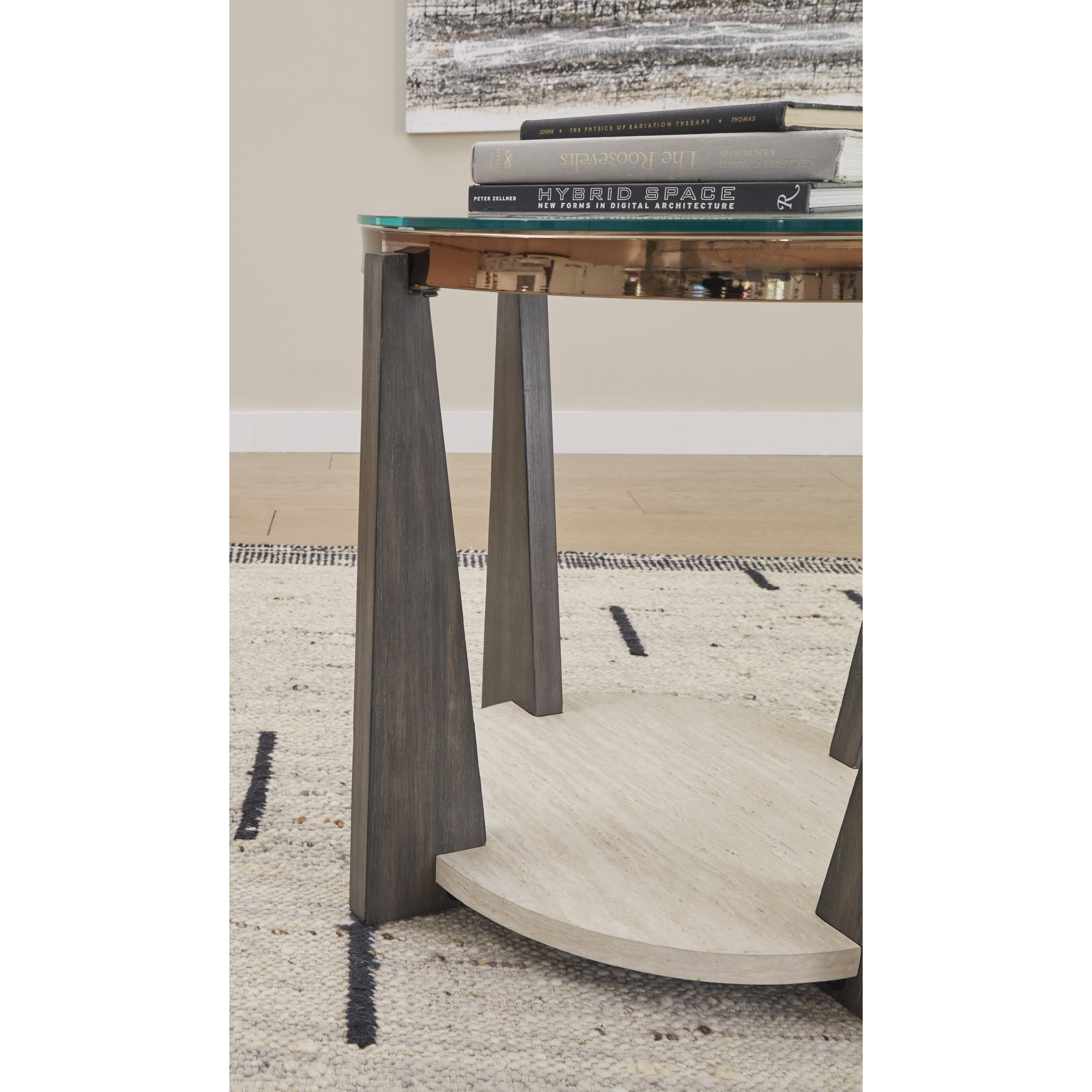 Signature Design by Ashley Frazwa T432-6 Round End Table IMAGE 4