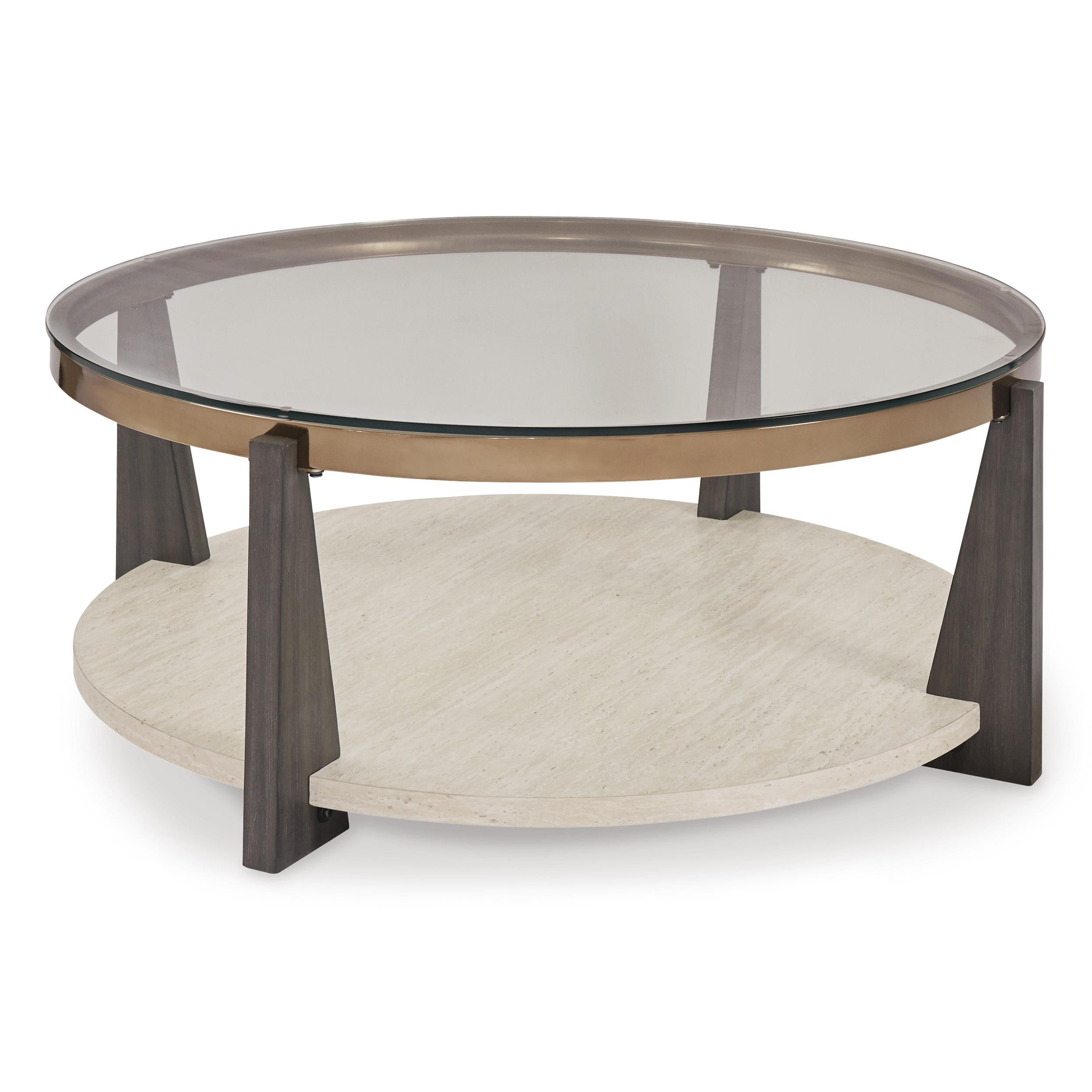 Signature Design by Ashley Frazwa T432-8 Round Cocktail Table IMAGE 1