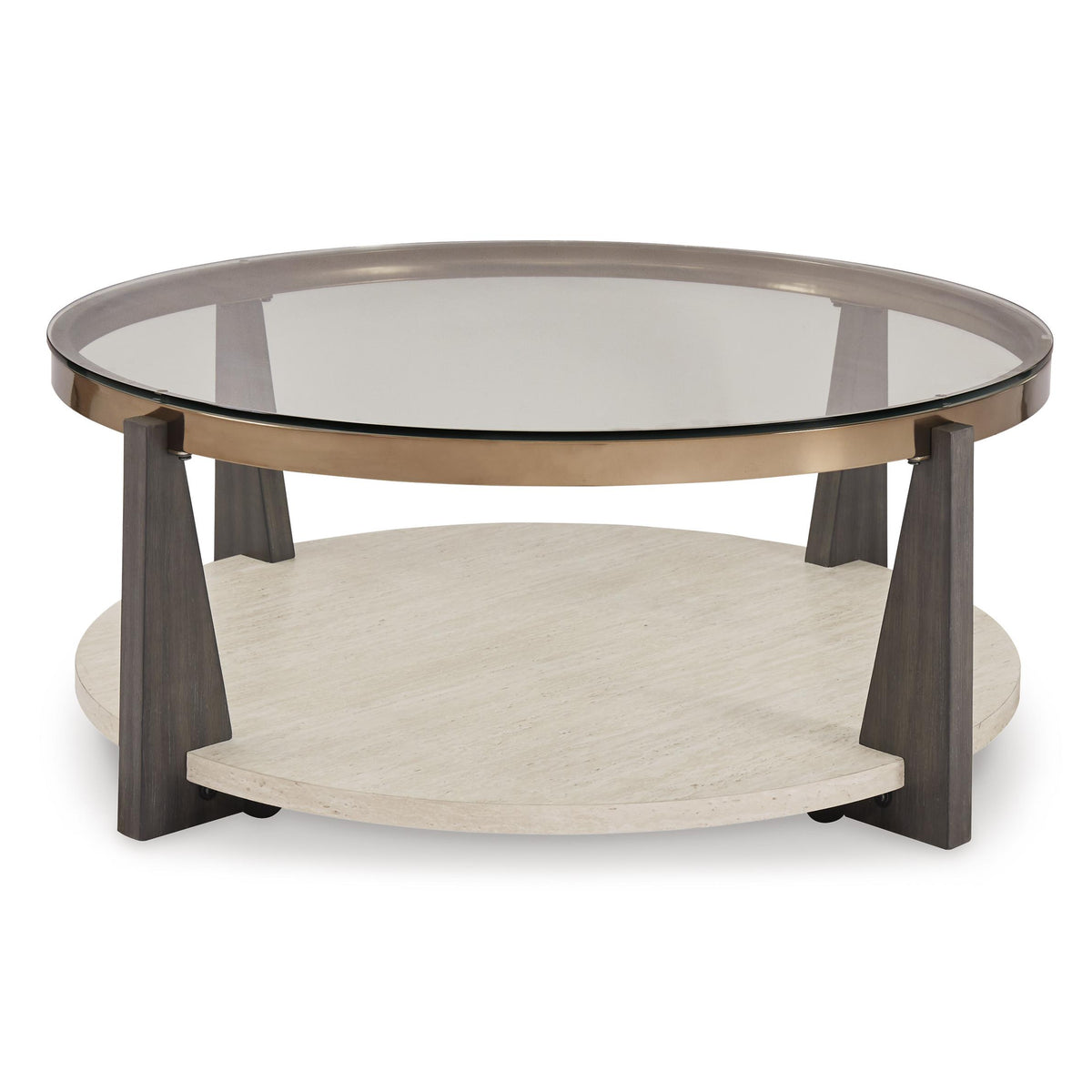 Signature Design by Ashley Frazwa T432-8 Round Cocktail Table IMAGE 2