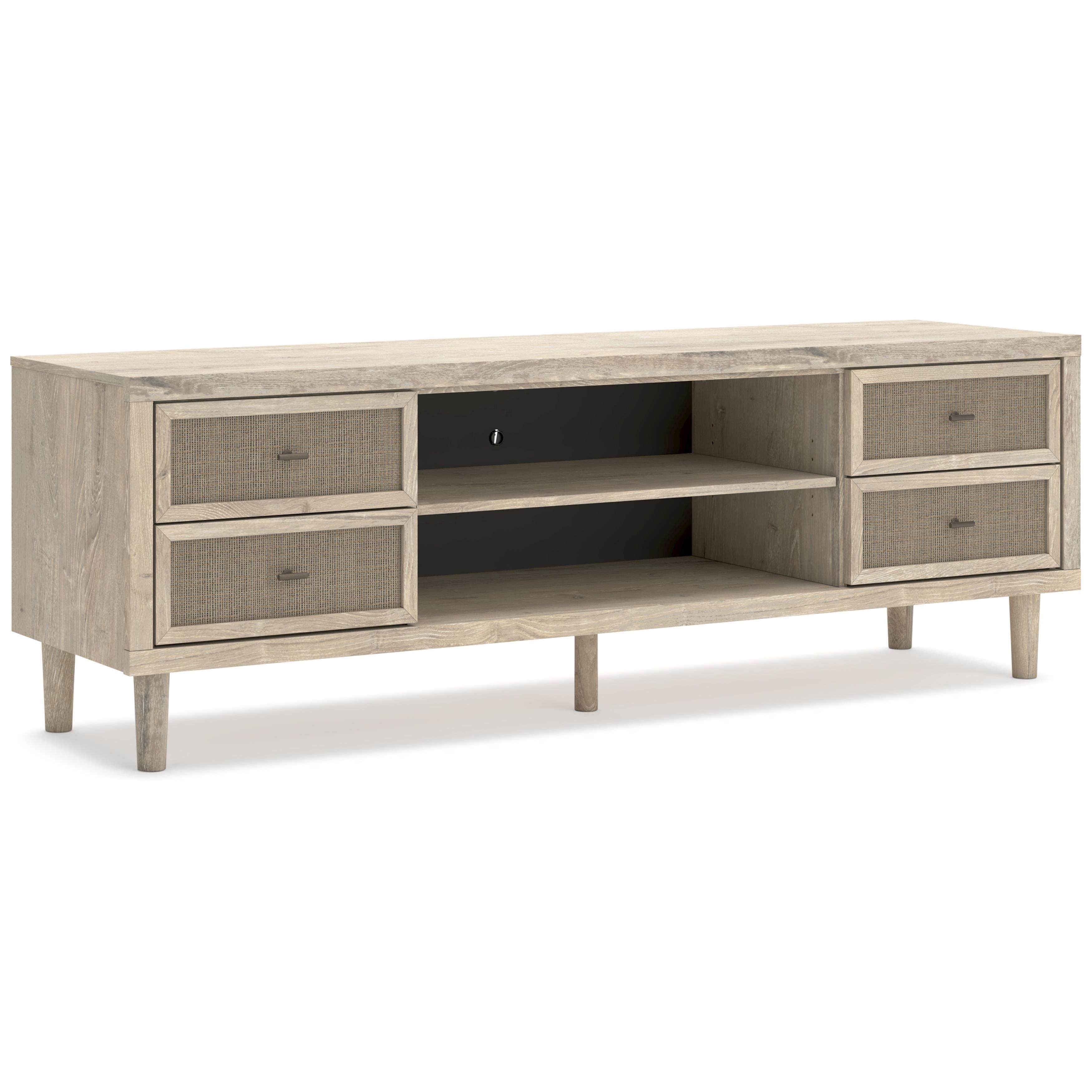 Signature Design by Ashley Cielden W1199-68 Extra Large TV Stand with Fireplace Option IMAGE 1