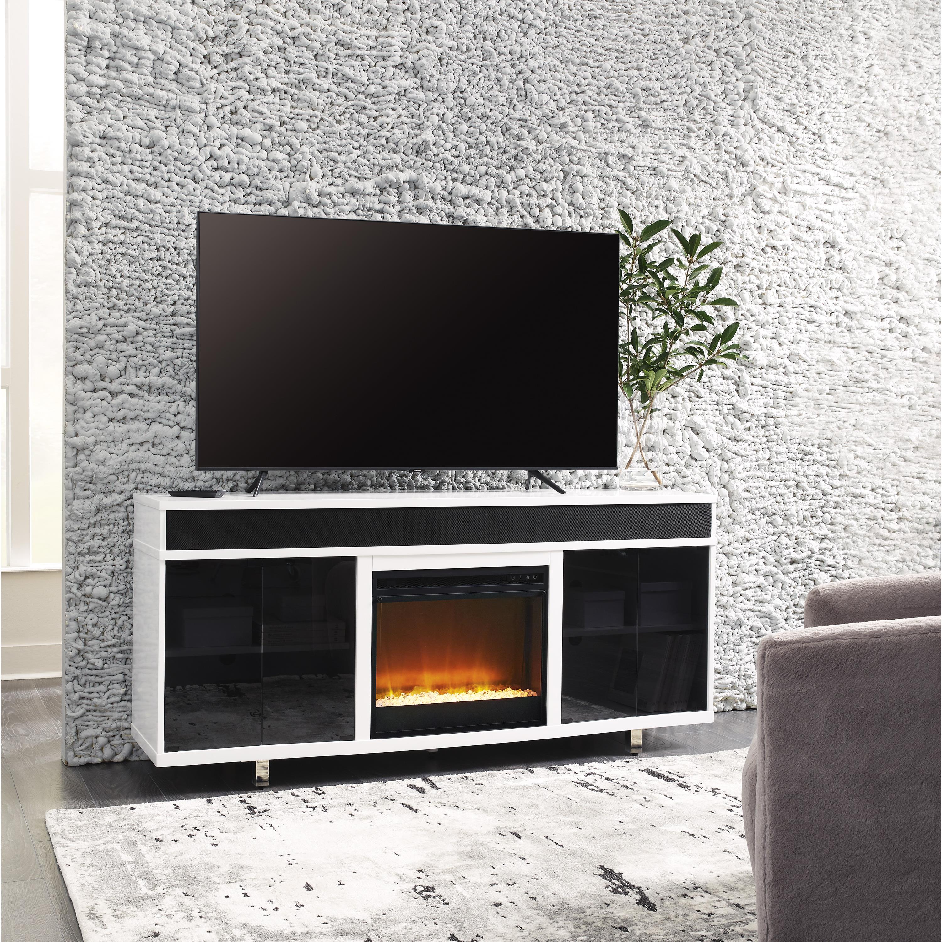 Signature Design by Ashley Gardoni W756W1 72" TV Stand with Electric Fireplace IMAGE 4