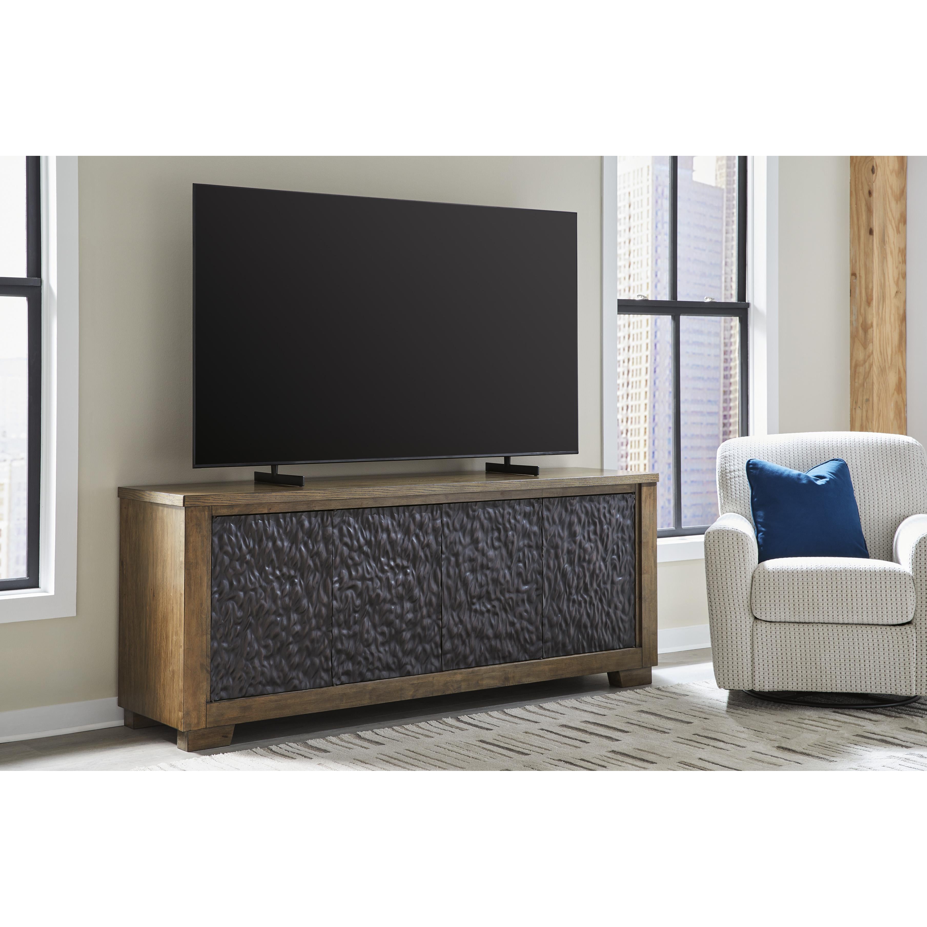 Signature Design by Ashley Rosswain W763-68 Extra Large TV Stand IMAGE 6