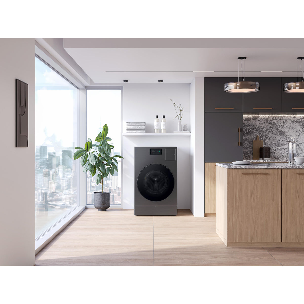 Samsung Bespoke All-in-One AI Laundry Center with Wi-Fi WD53DBA900HZA1 IMAGE 11