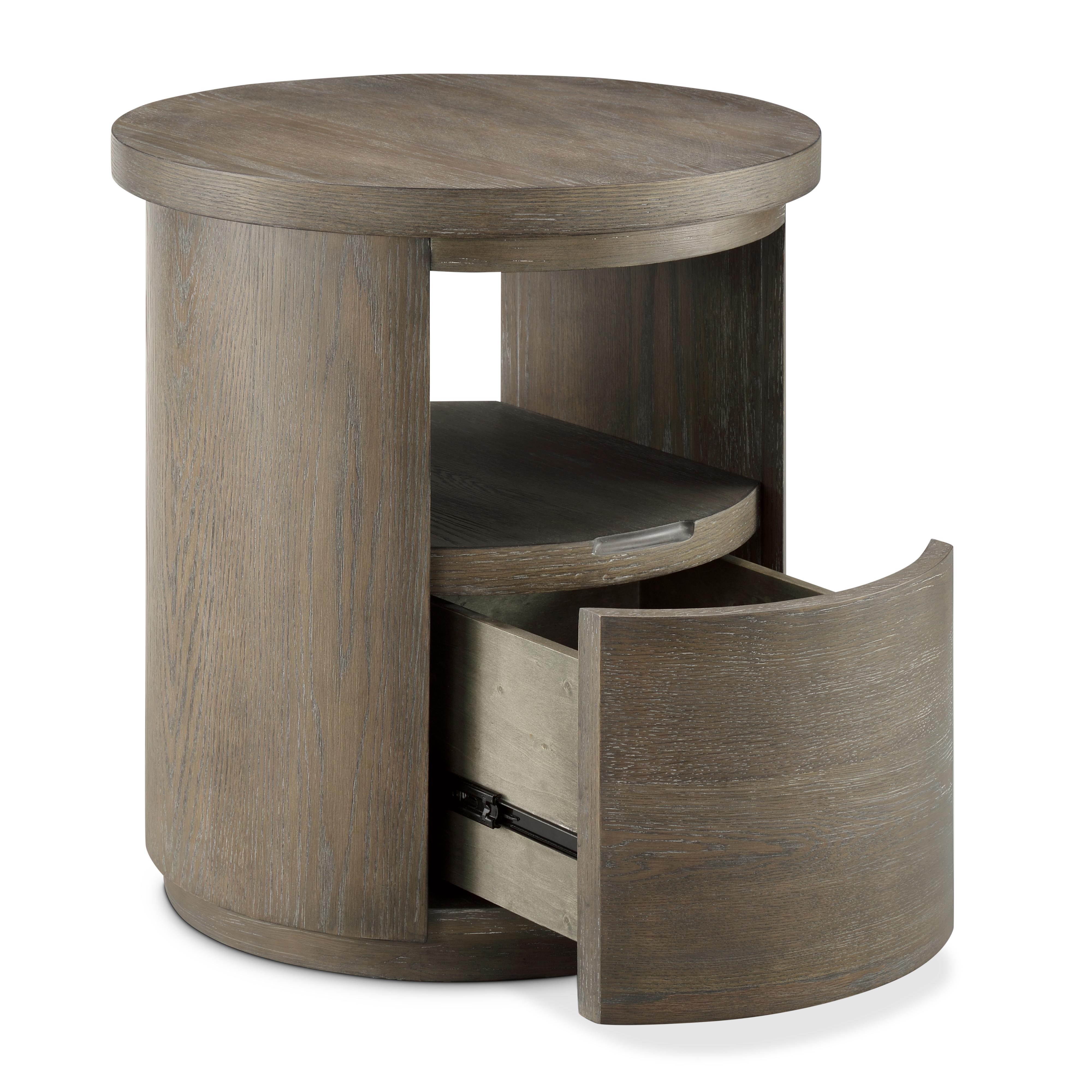 Magnussen Bosley T5693-05 Round End Table IMAGE 2
