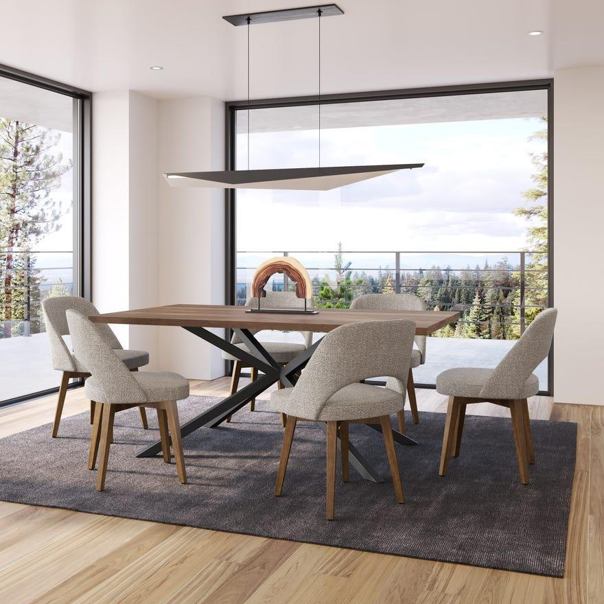 Amisco Scheila 31244 Chair - Tiramisu/Alpaca IMAGE 2