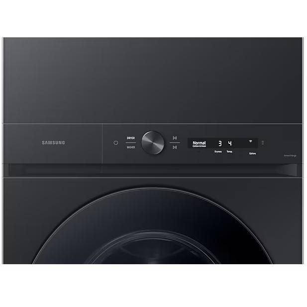 Samsung Bespoke 5.3 cu. ft. Stacked Washer/Dryer Electric Laundry Center Hub with Auto Dispenser WH46DBH550EVAC IMAGE 6