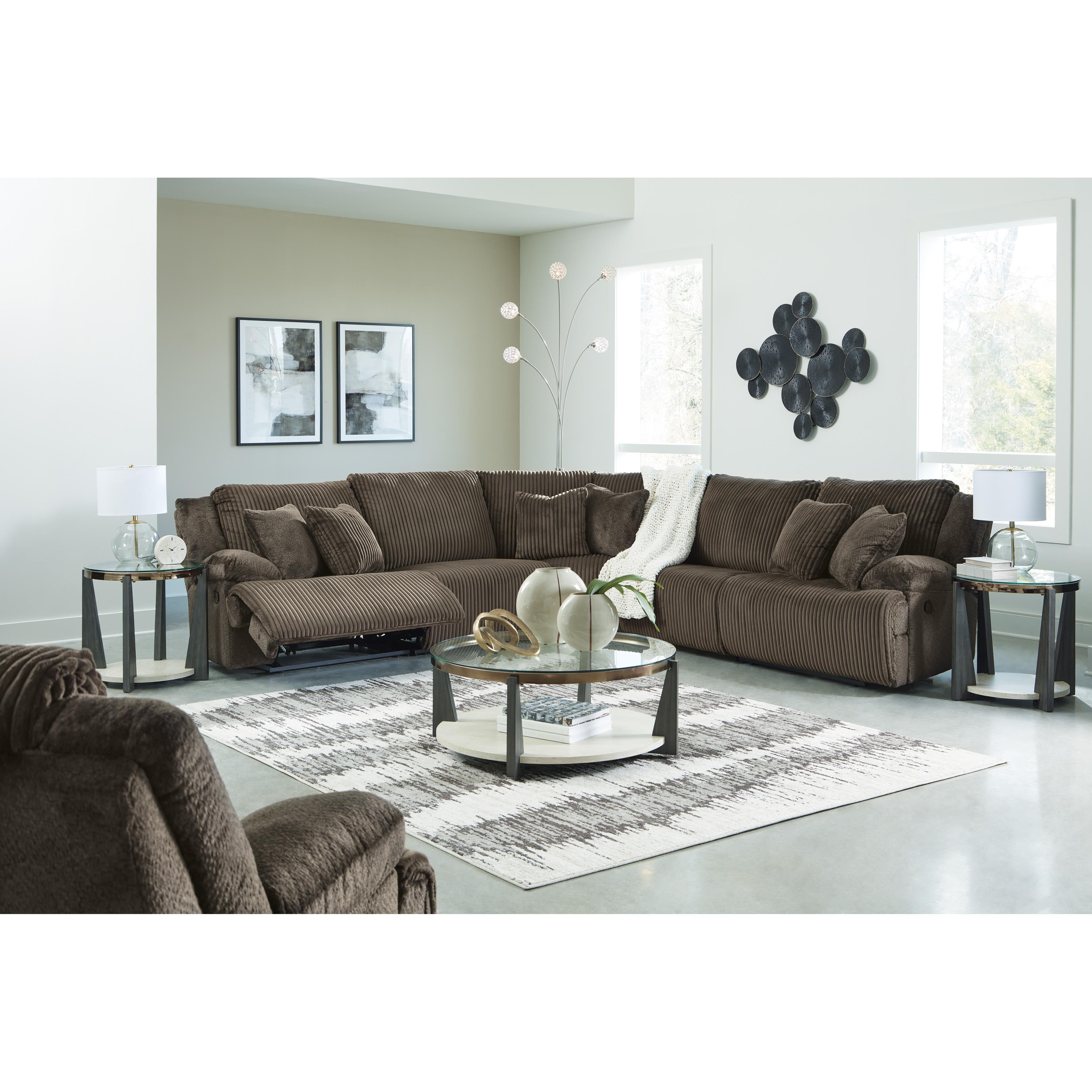 Signature Design by Ashley Top Tier 92705S3 5 pc Reclining Sectional IMAGE 7