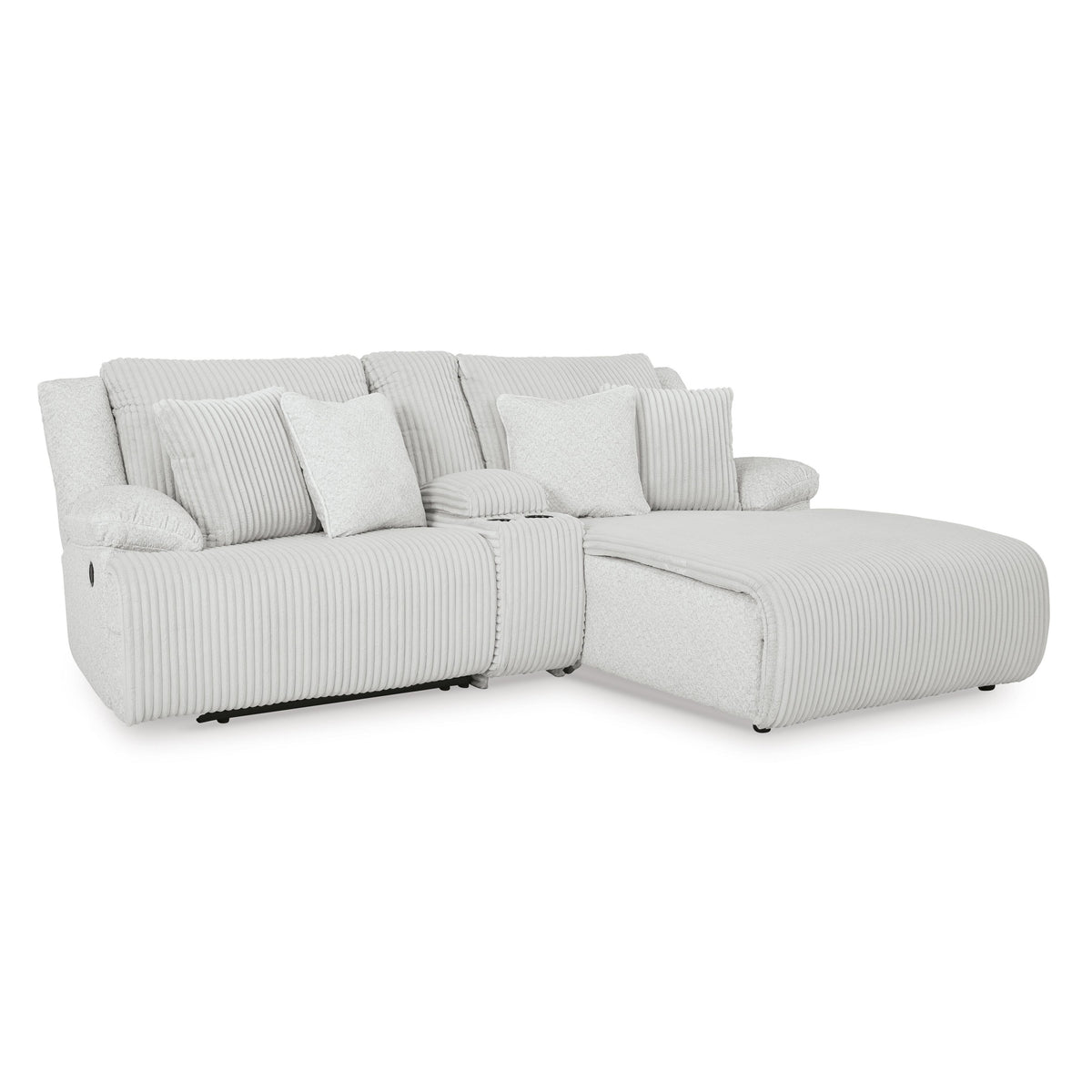 Signature Design by Ashley Top Tier 92706S4 3 pc Reclining Sectional Sofa with Chaise IMAGE 1