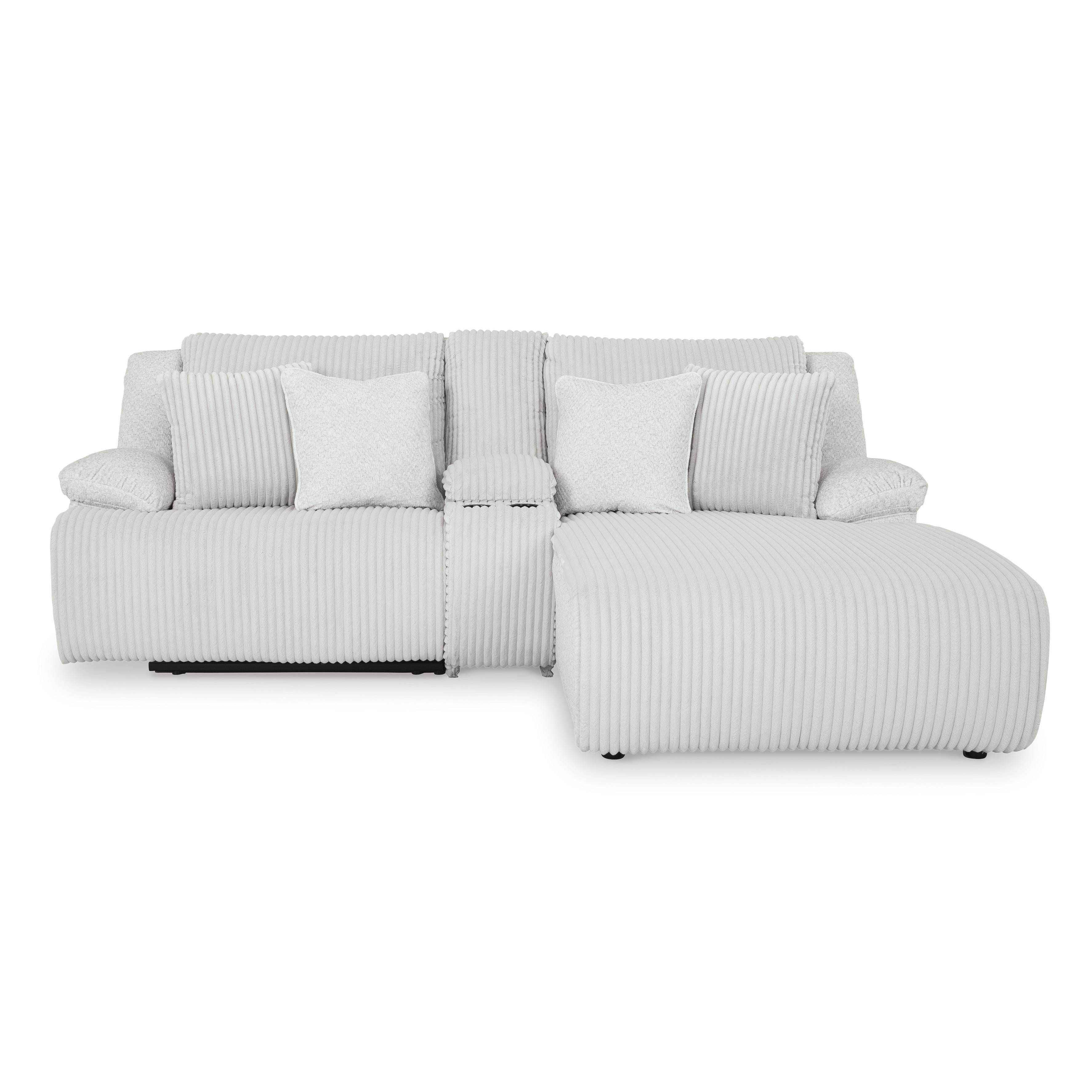 Signature Design by Ashley Top Tier 92706S4 3 pc Reclining Sectional Sofa with Chaise IMAGE 3