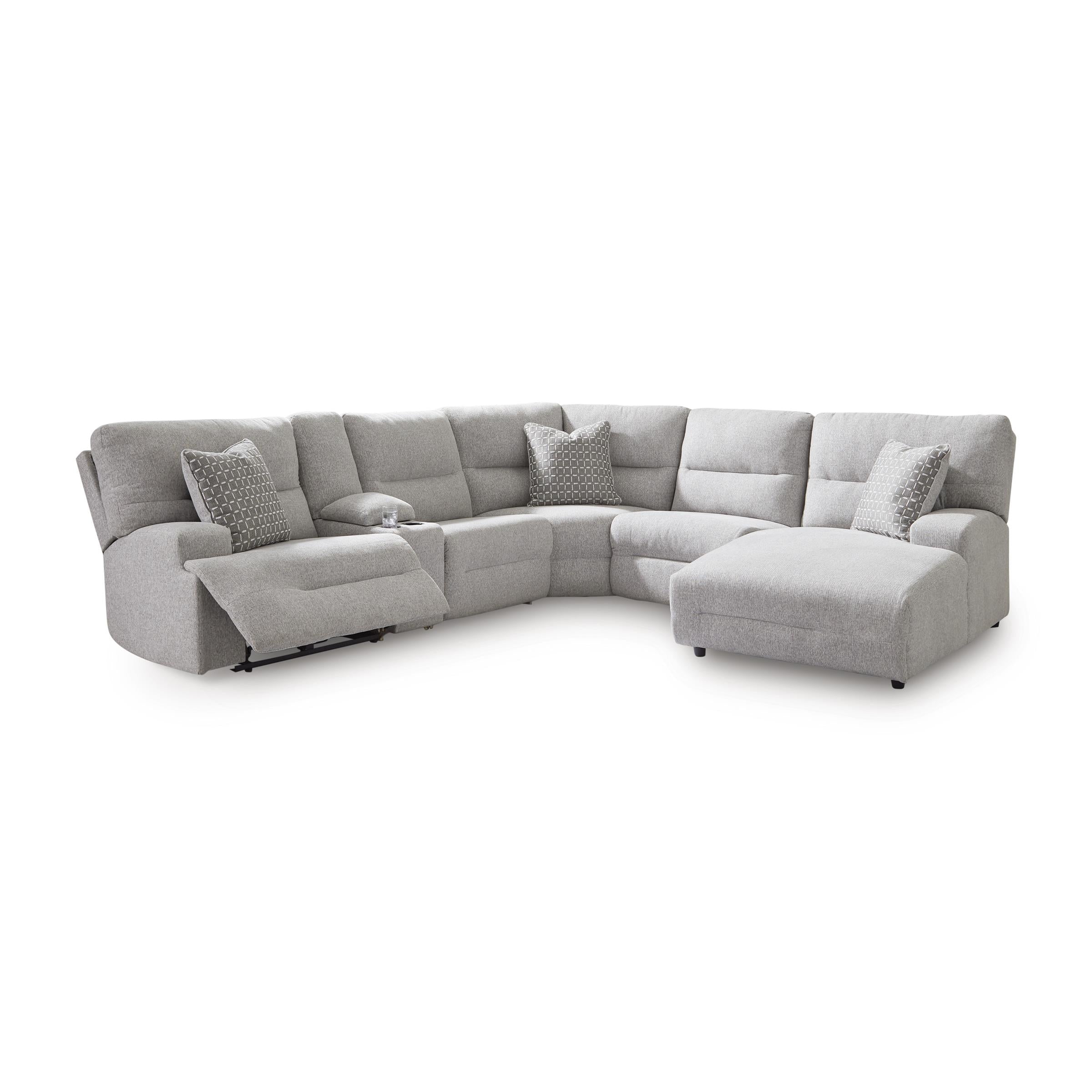 Signature Design by Ashley Acklen Place 93605S1 6 pc Power Reclining Sectional with Chaise IMAGE 1