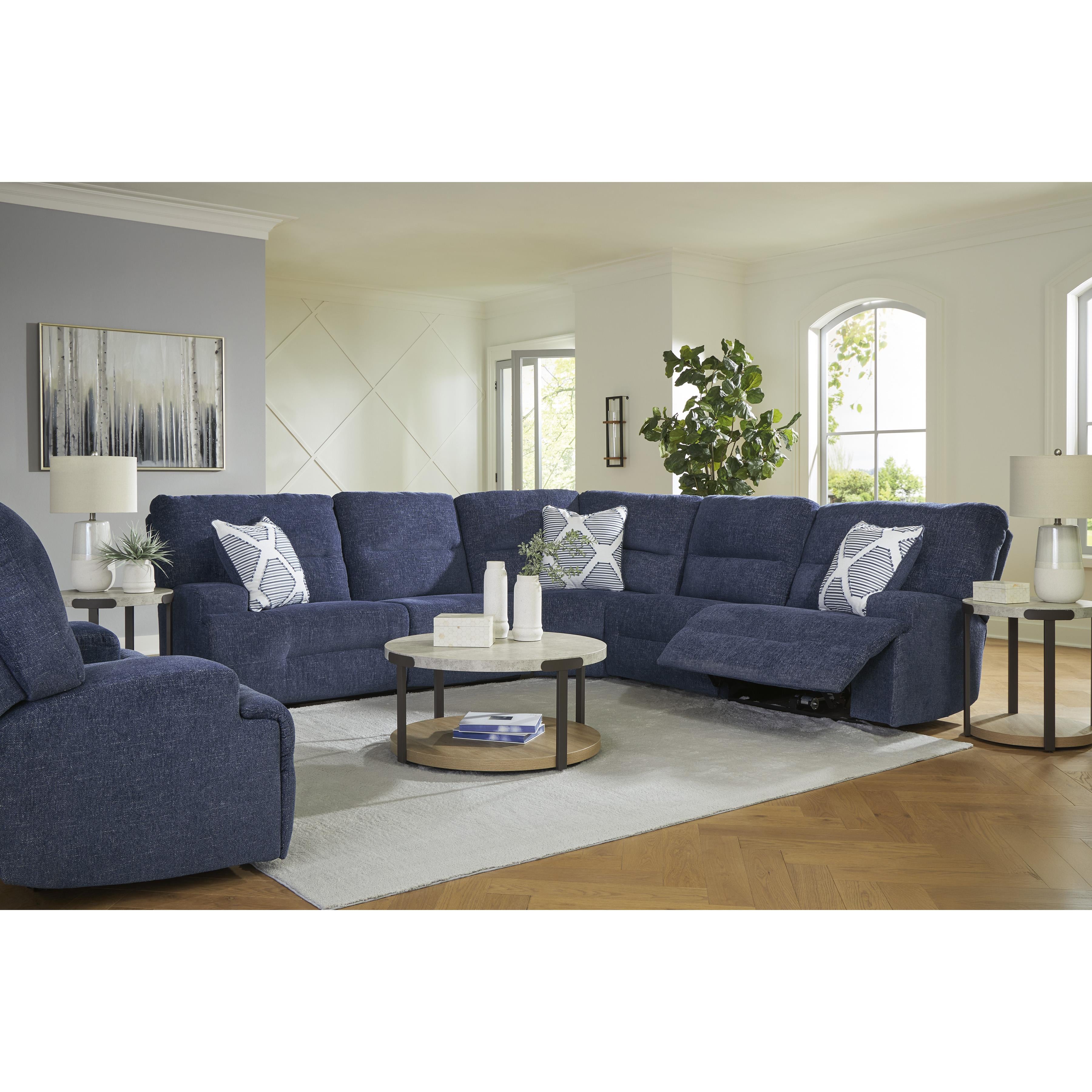 Signature Design by Ashley Acklen Place 93607S3 5 pc Power Reclining Sectional IMAGE 4