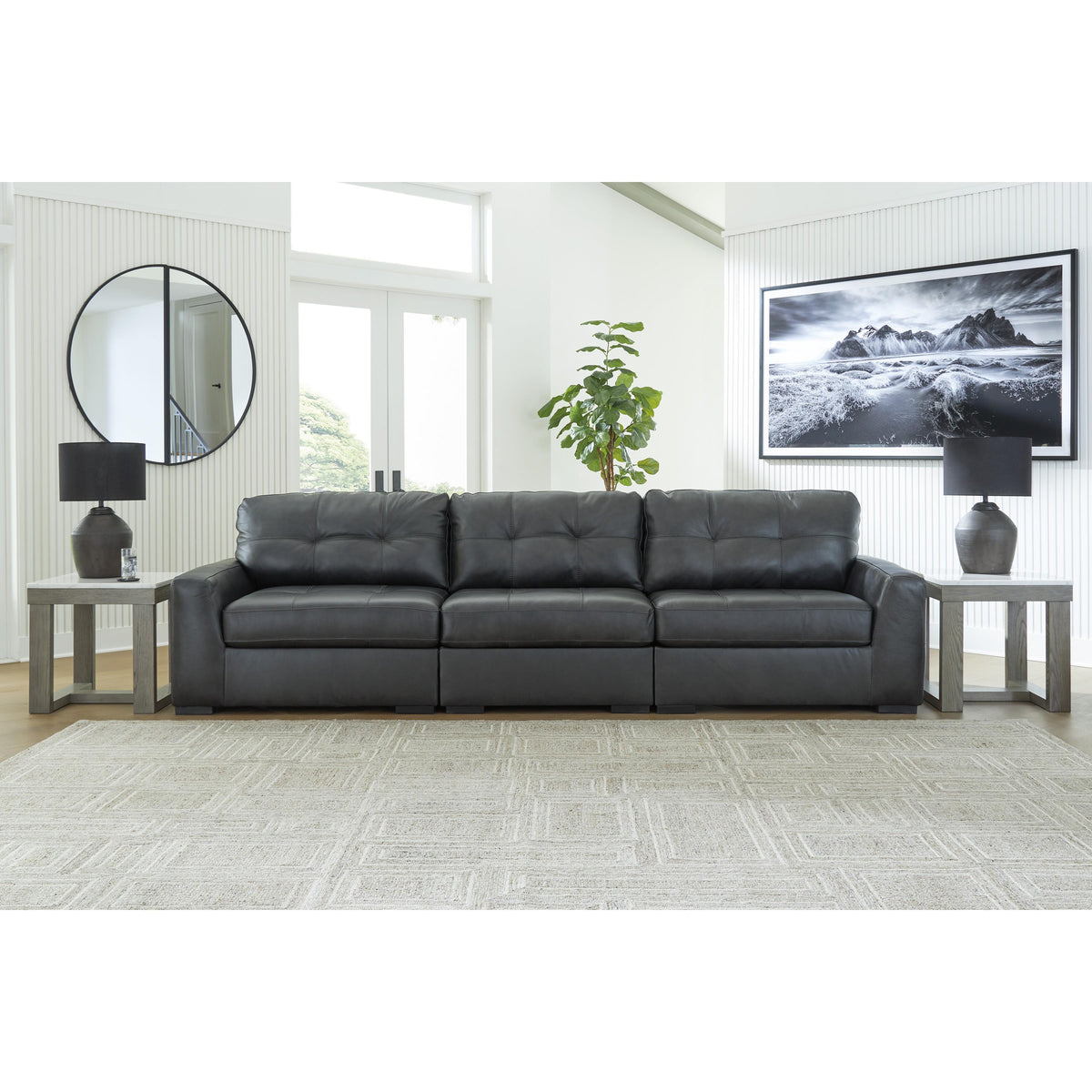 Signature Design by Ashley Brindley Pier 99503S2 3 pc Sectional Sofa IMAGE 2
